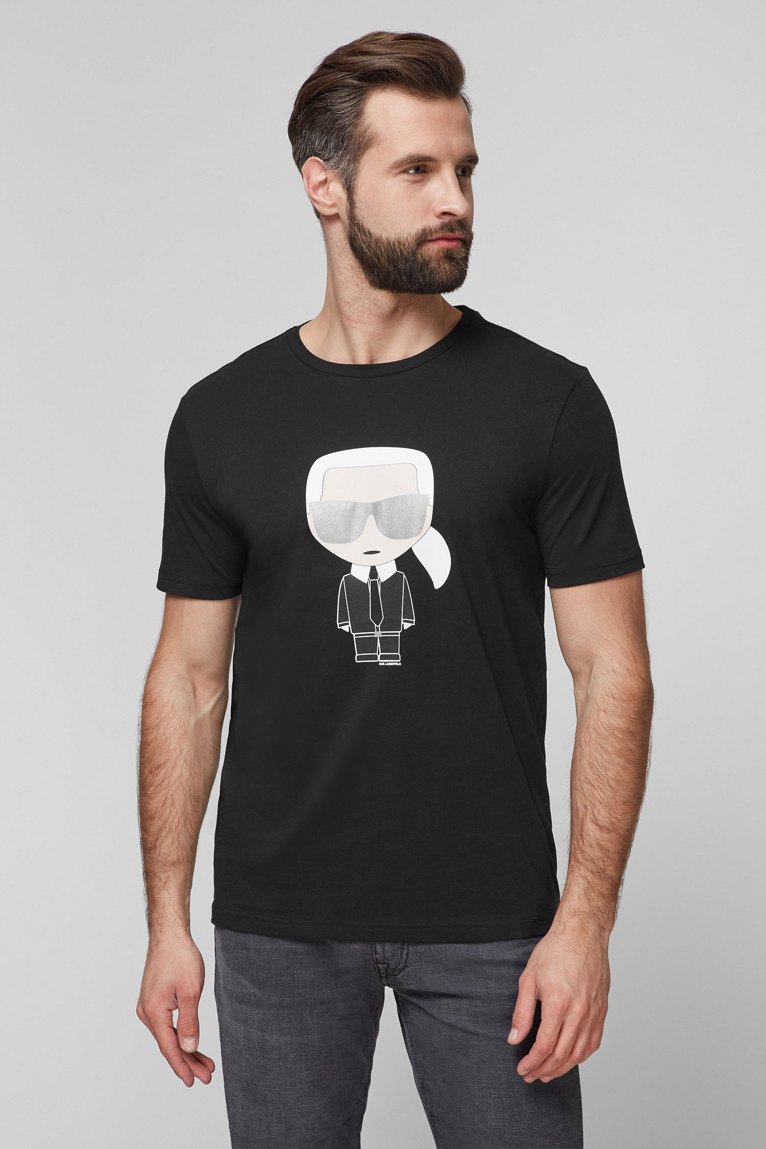 Мужская черная футболка Karl Lagerfeld 511251.755061;990