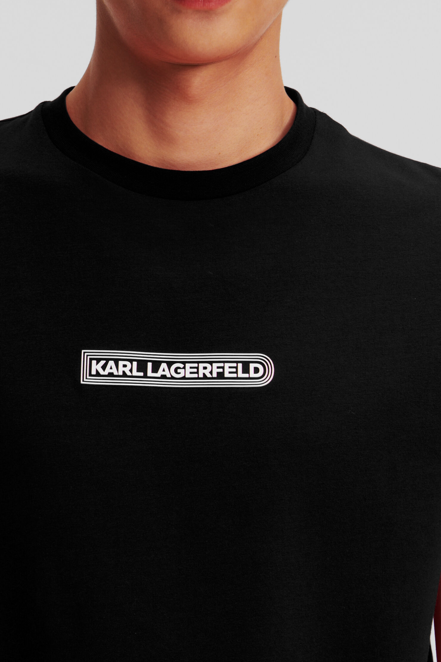 Мужская черная футболка Karl Lagerfeld 543221.755085;990