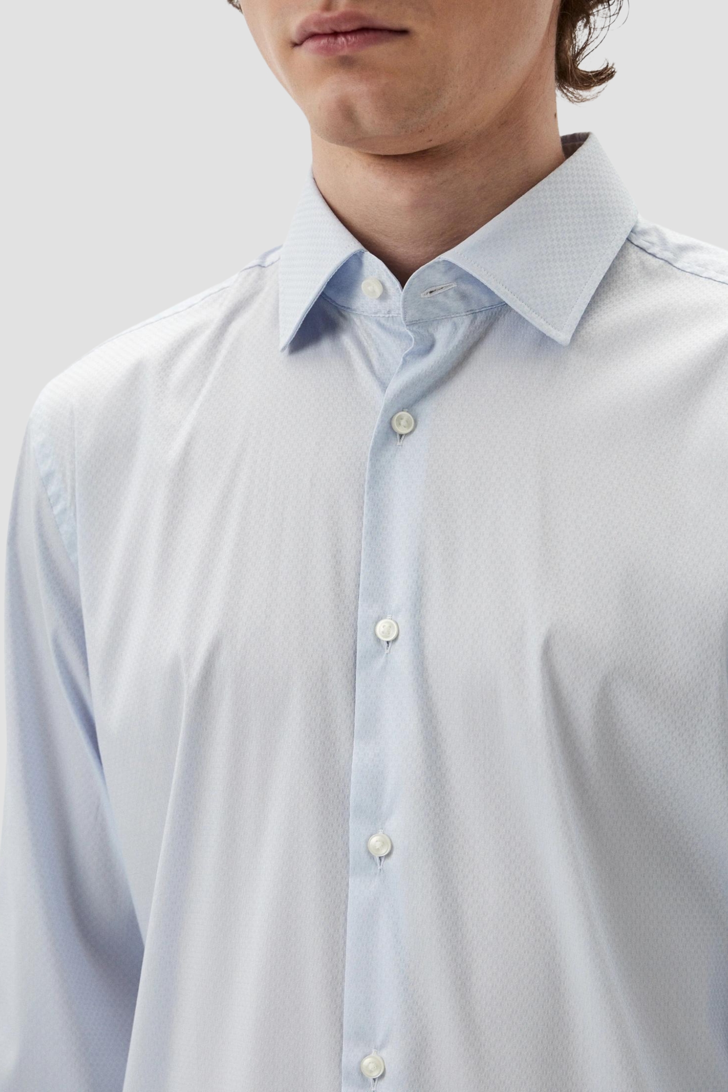 Чоловіча блакитна сорочка BOSS 50513463;450