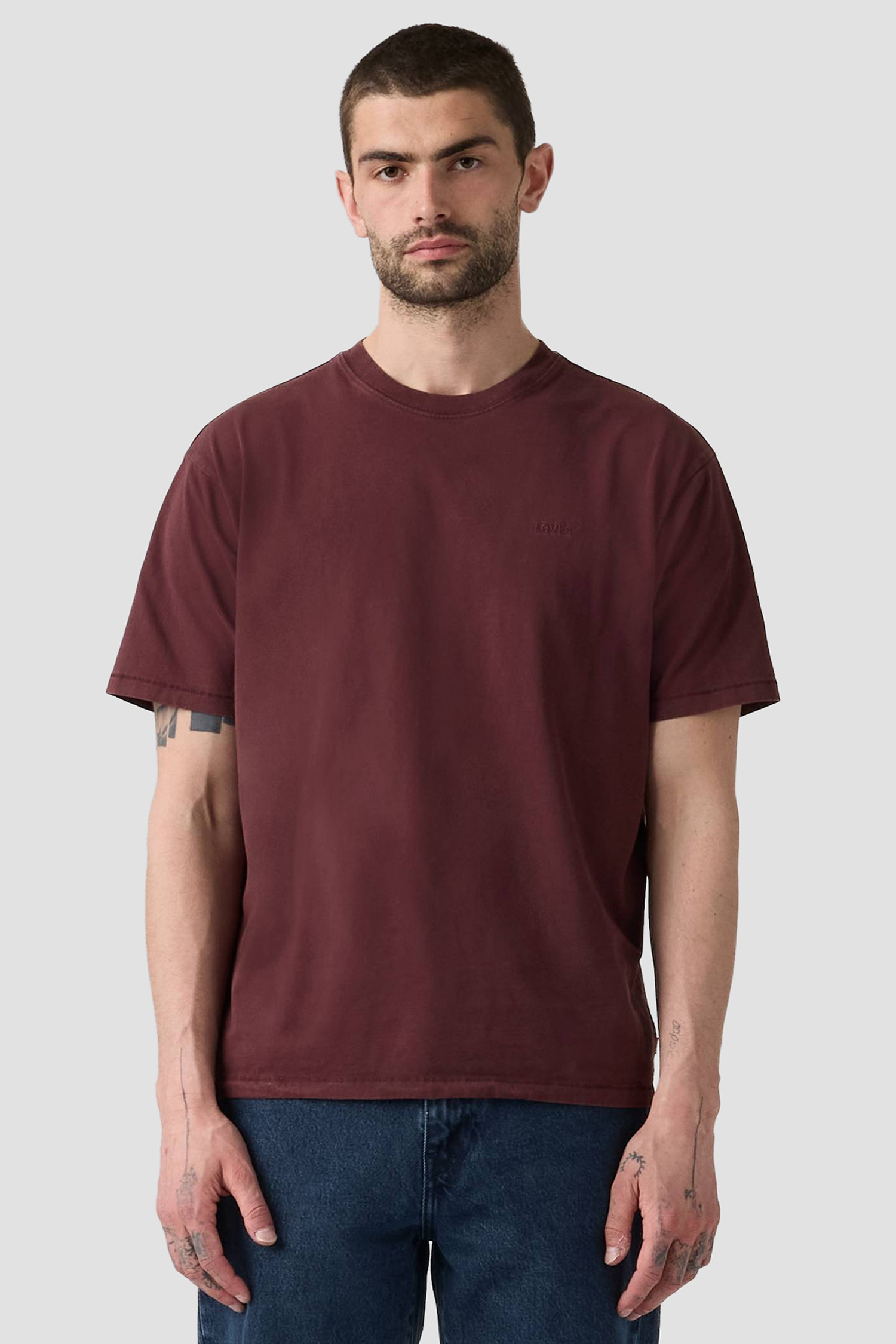 Мужская бордовая футболка Levi’s® A0637;0224