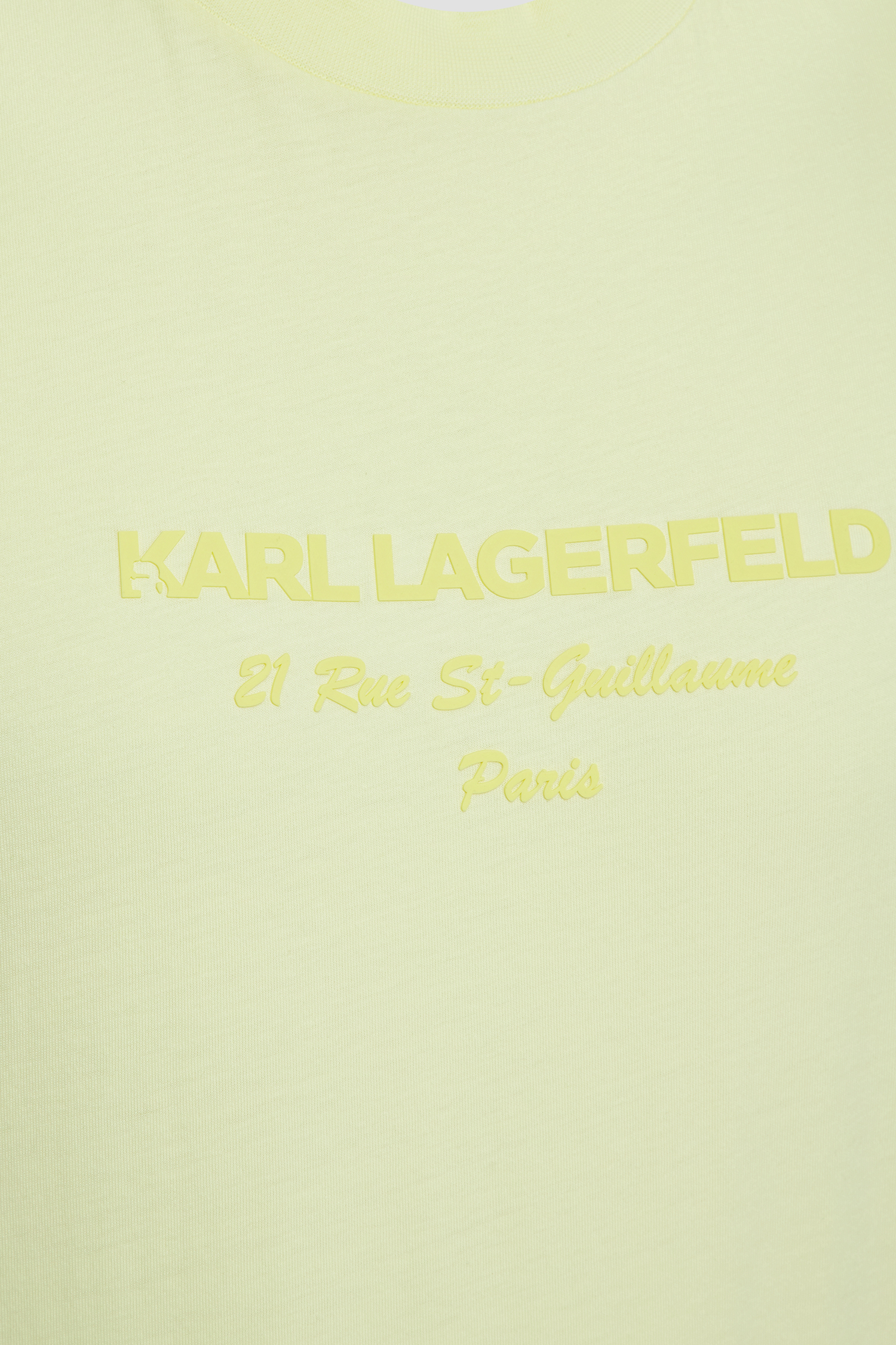 Мужская желтая футболка Karl Lagerfeld 532224.755035;100