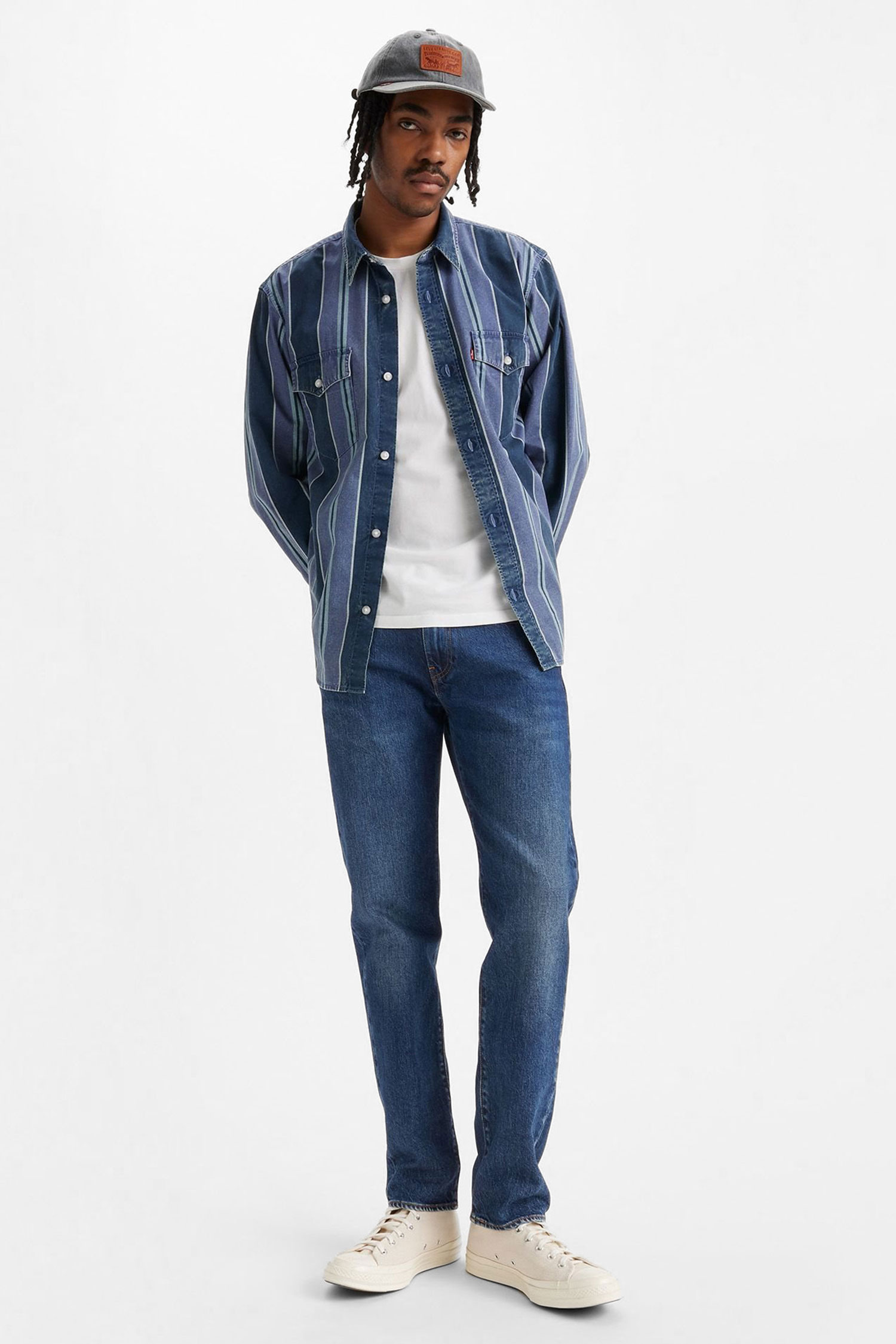 Чоловічі темно-сині джинси 502™ Taper Levi’s® 29507;1460