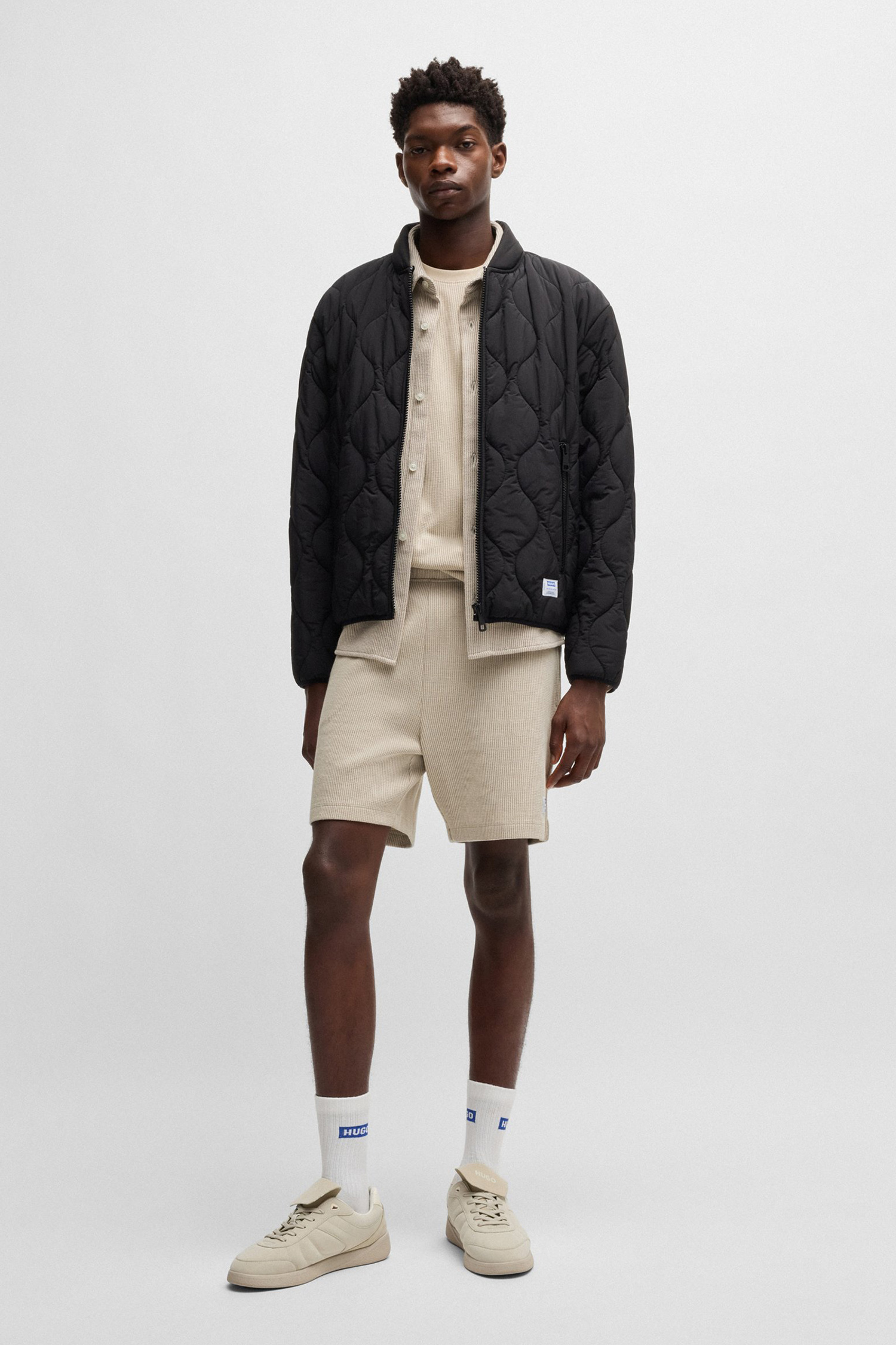 Чоловічі бежеві шорти HUGO BLUE 50534451;121