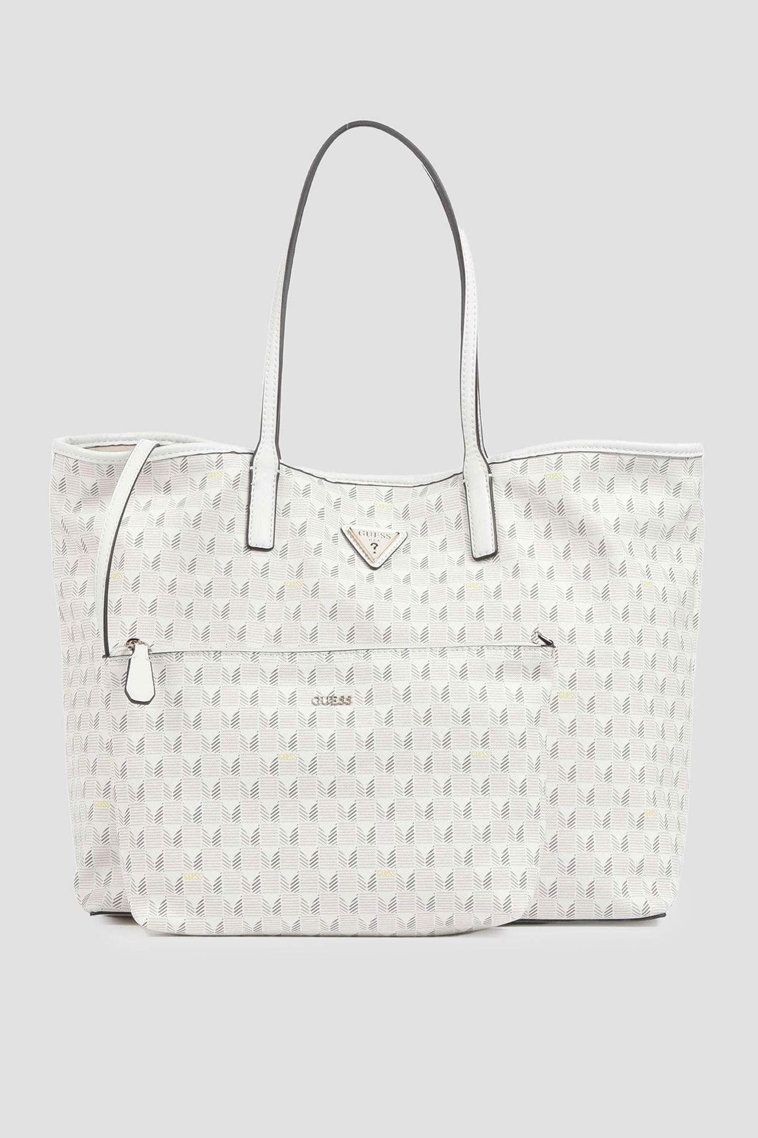 Женская белая сумка с узором Guess HWJT93.44290;STL
