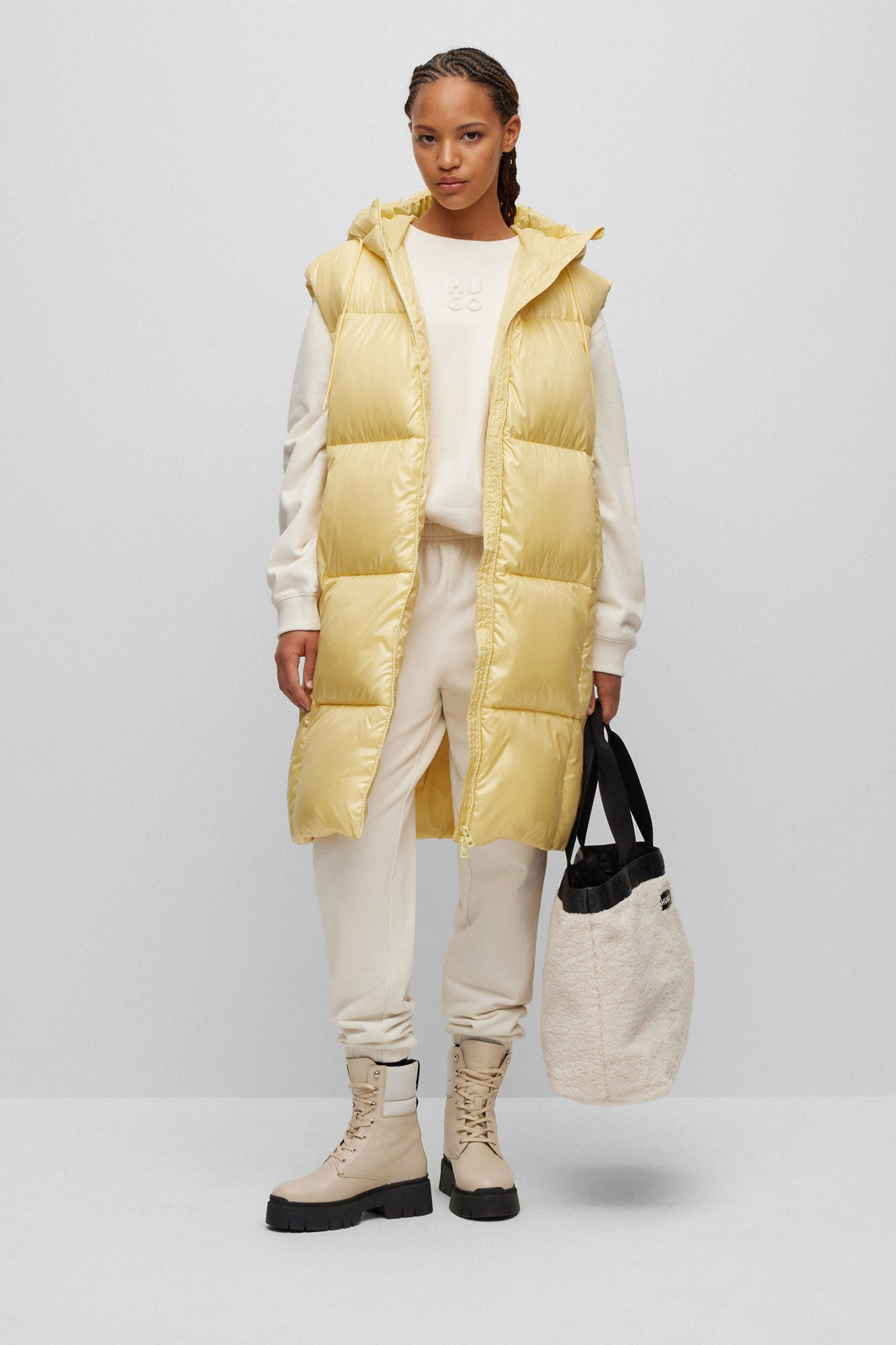 Женская белая сумка HUGO 50503934;110