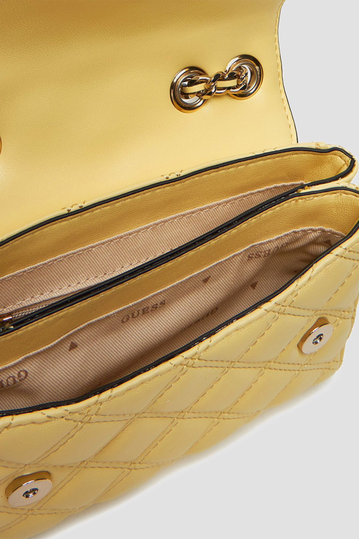 Женская желтая сумка Guess HWQG87.48740;DAI