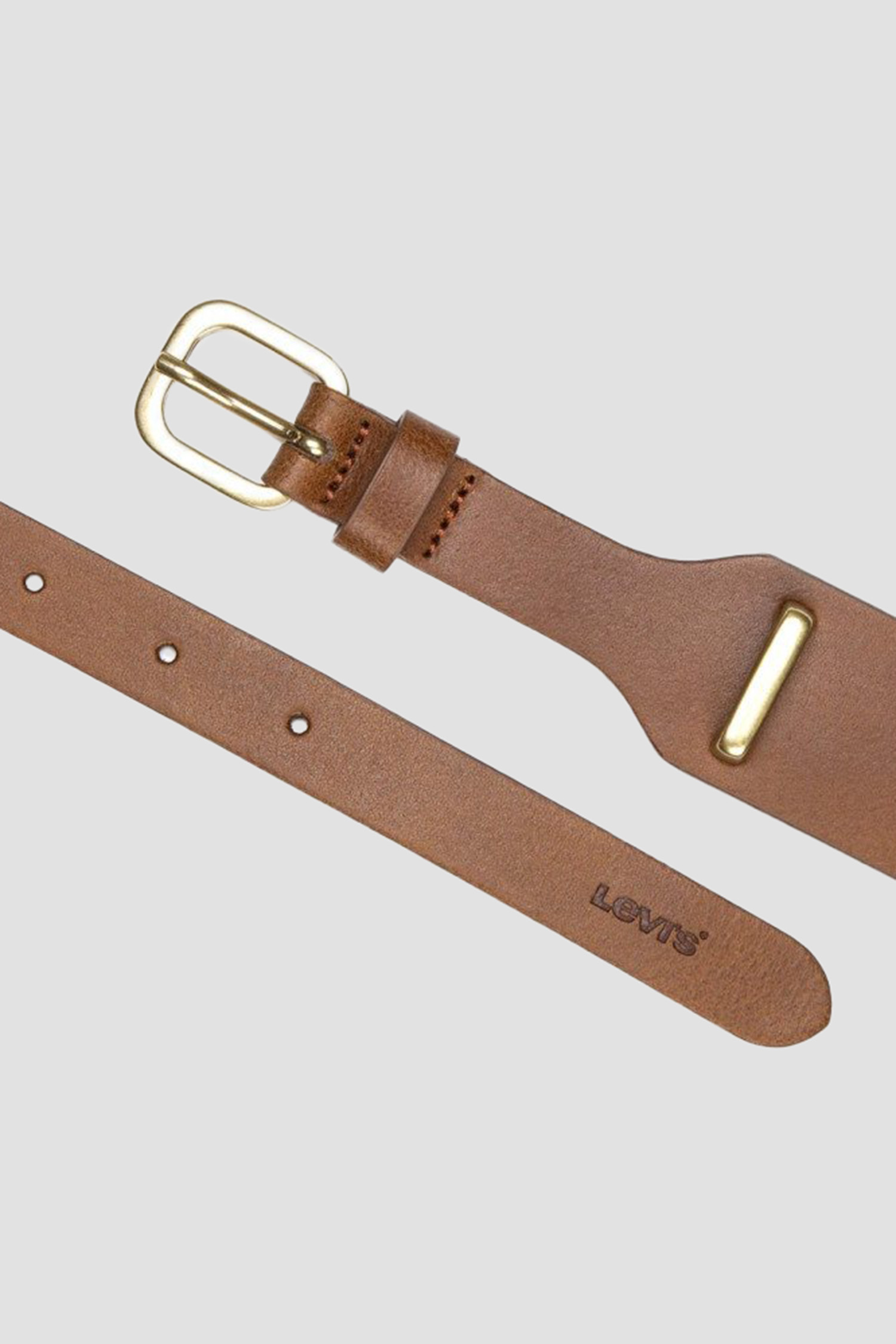 Женский коричневый кожаный ремень Levi’s® 235682;3.28