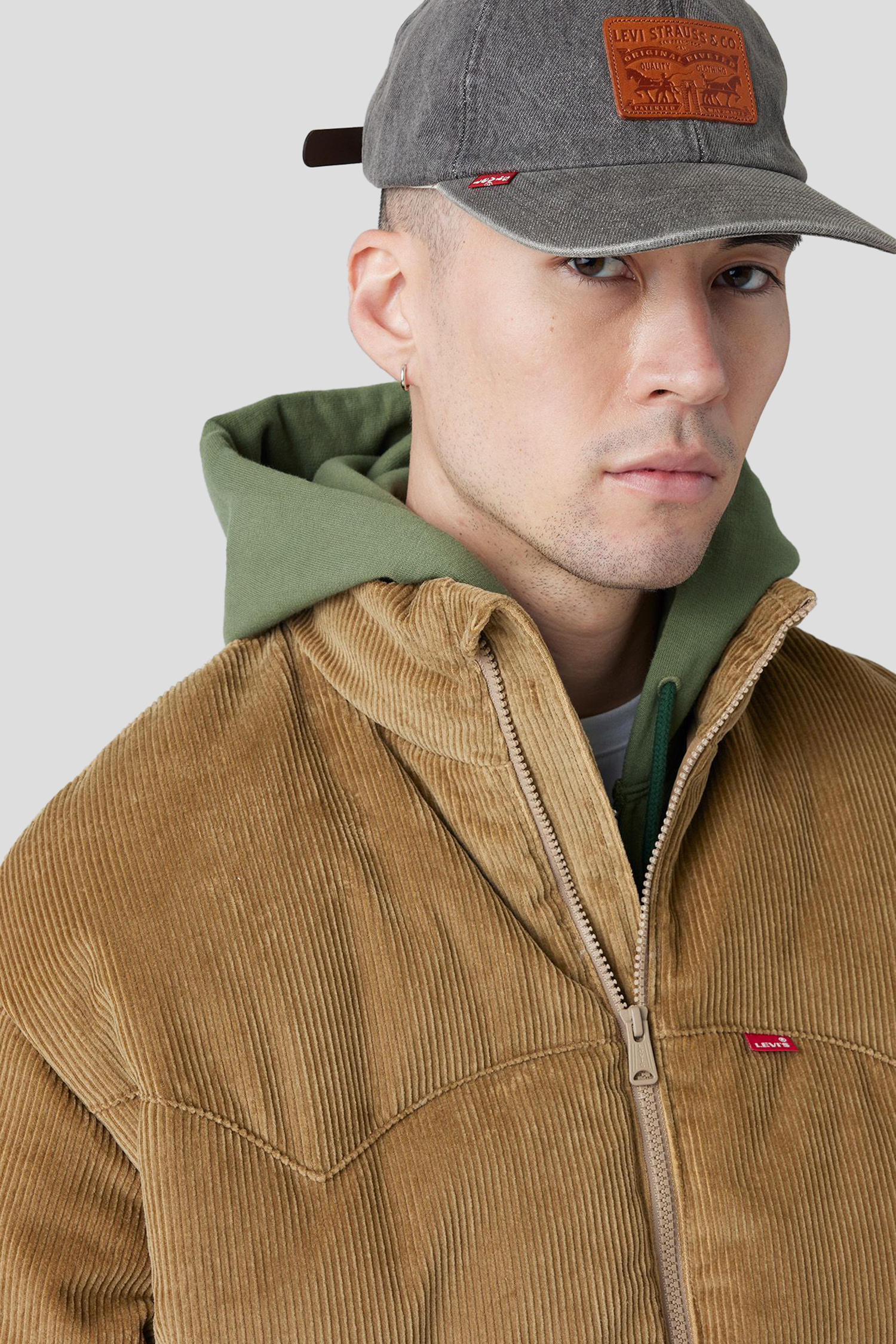Мужская бежевая вельветовая куртка Levi’s® A0726;0005