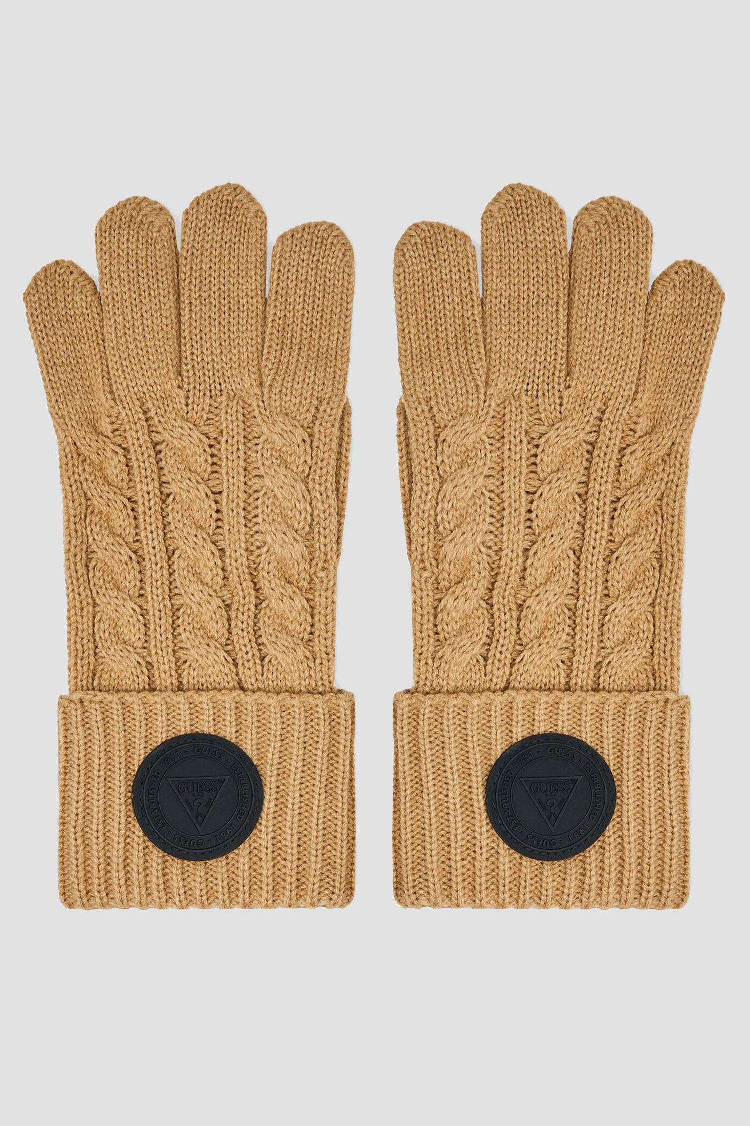 Женские бежевые перчатки Guess AW9960.WOL02;CCR