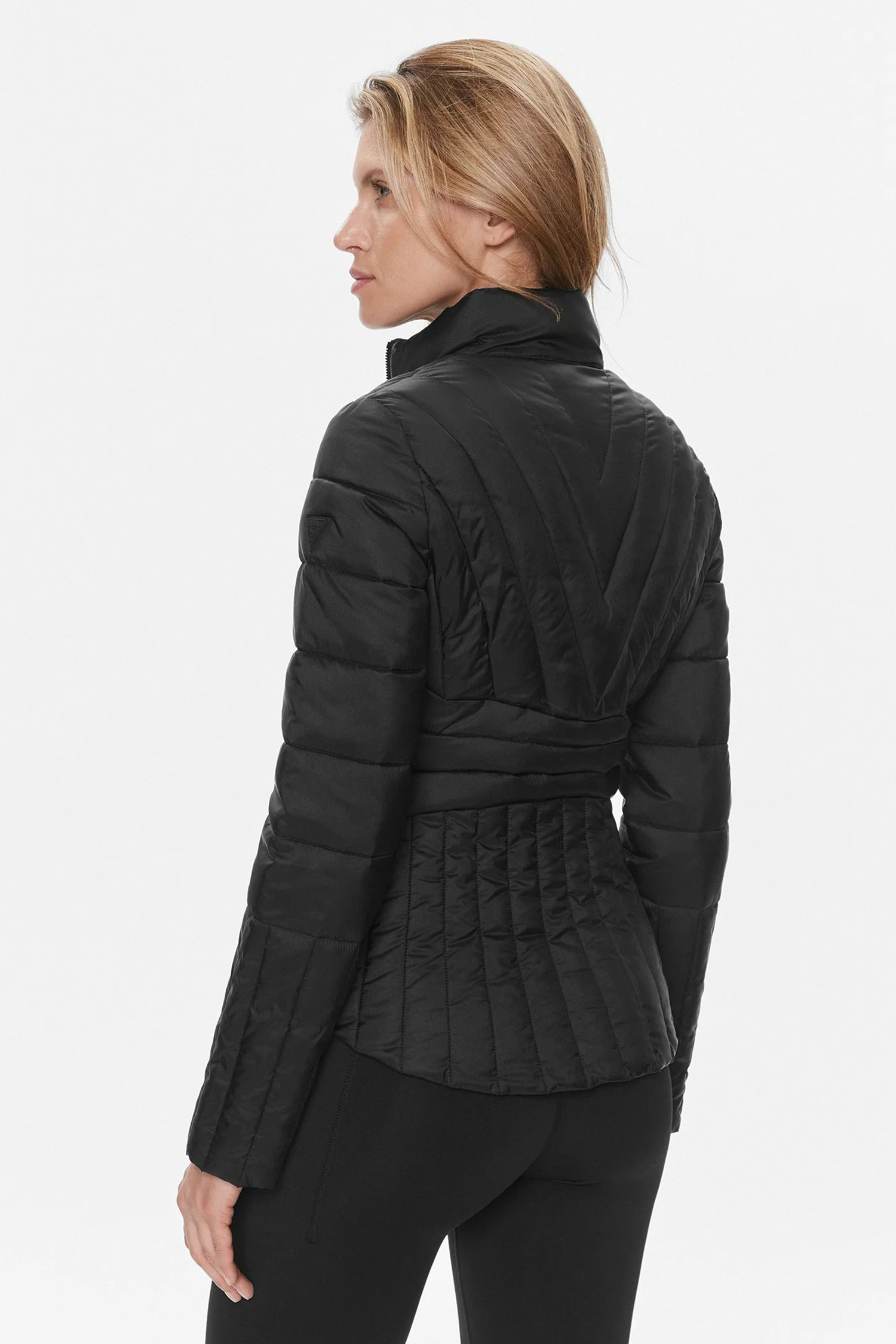 Женская черная куртка Guess W4RL06.WFWO2;JBLK