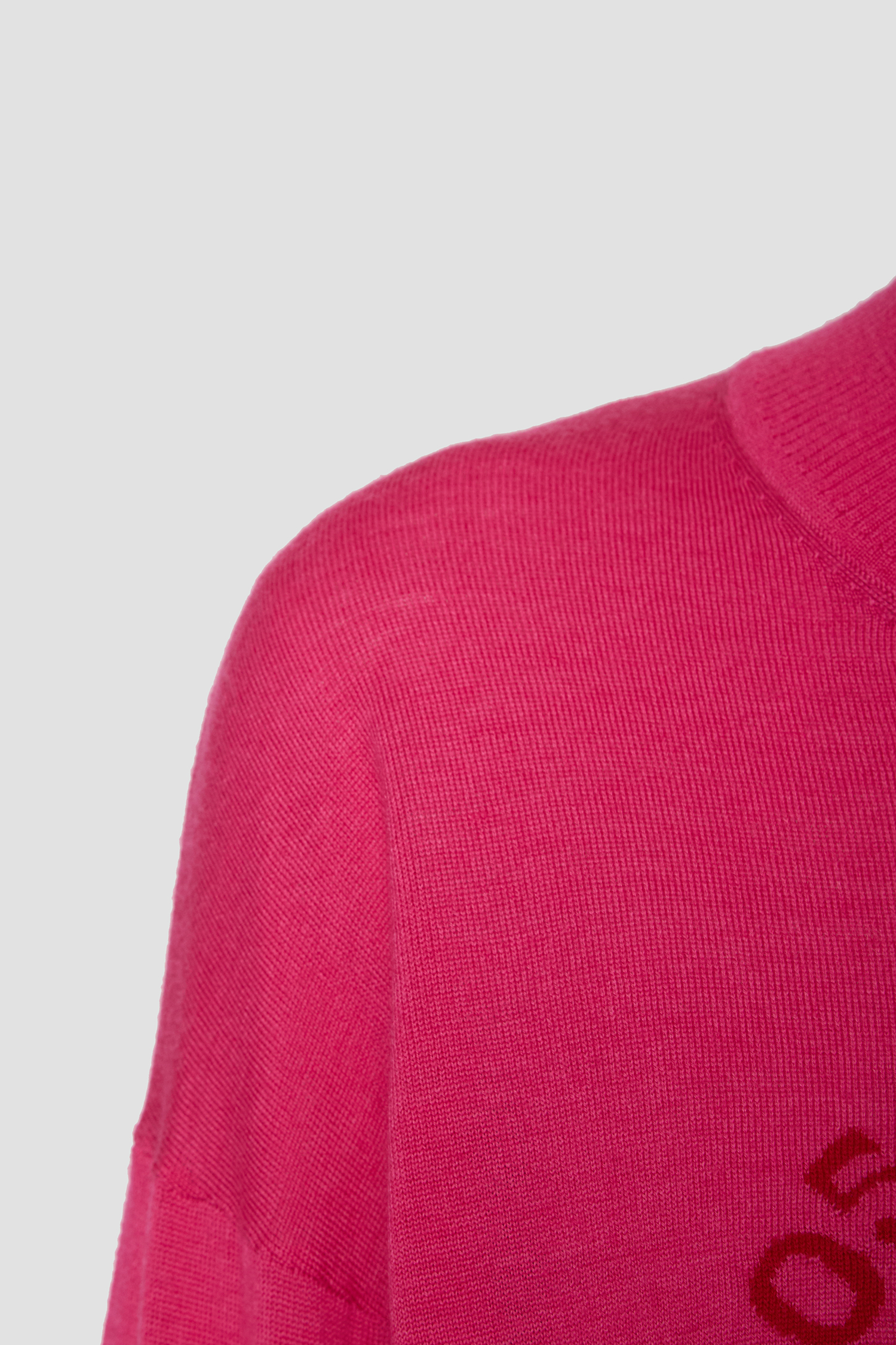 Женский розовый шерстяной гольф Moschino J0904.8700;2217