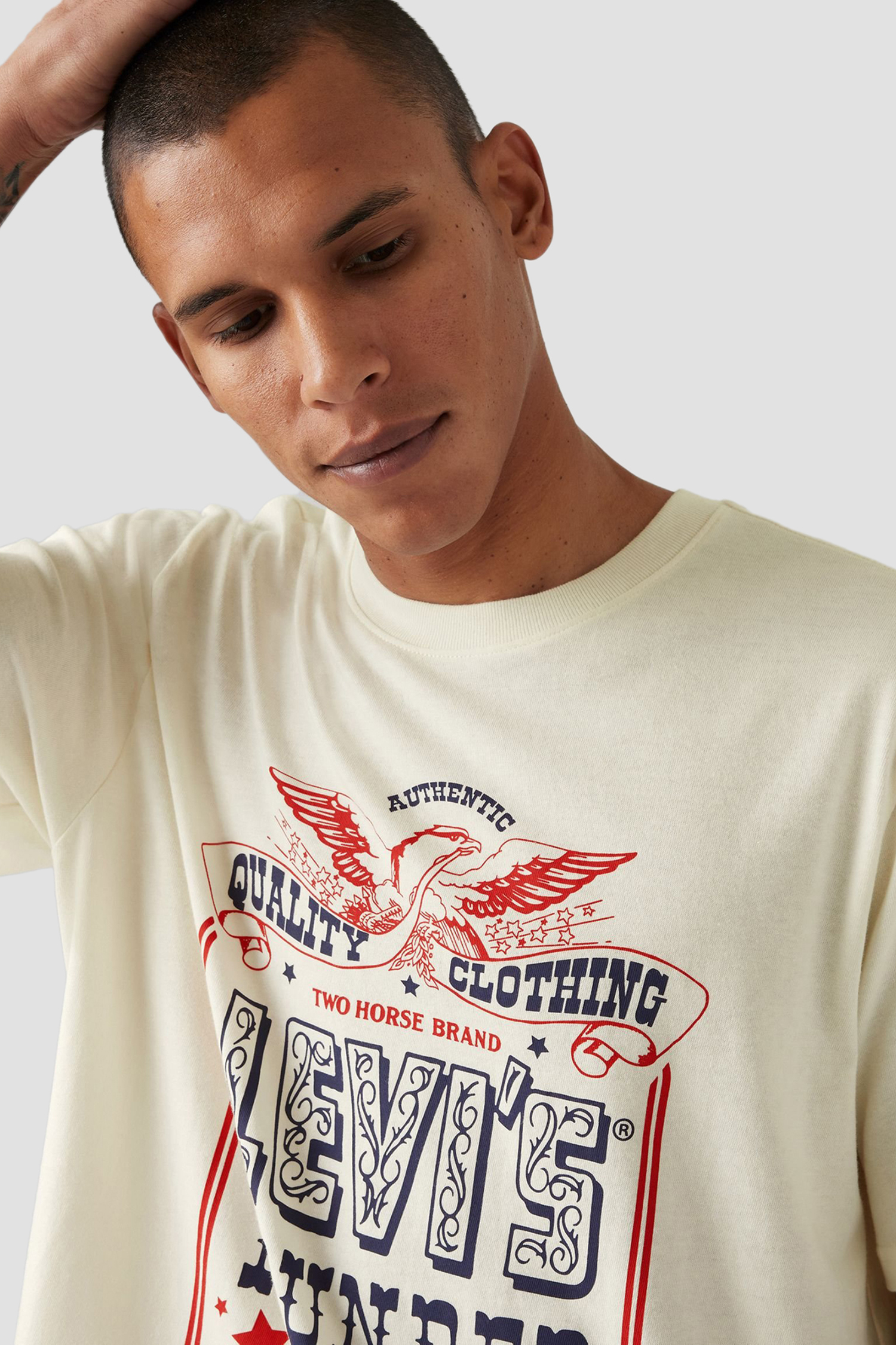 Мужская белая футболка Levi’s® 16143;1924