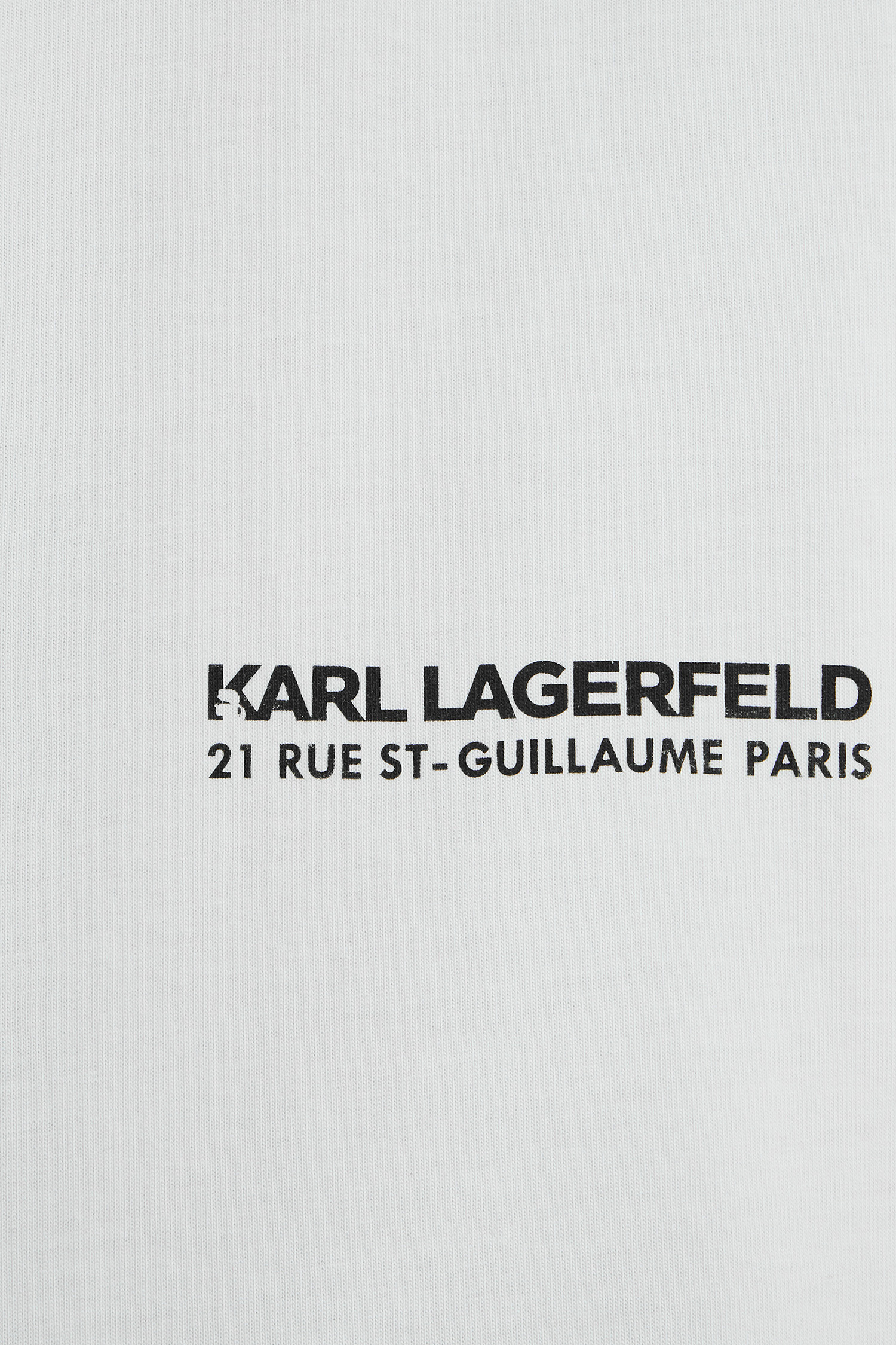 Мужская белая футболка Karl Lagerfeld 551230.755192;10