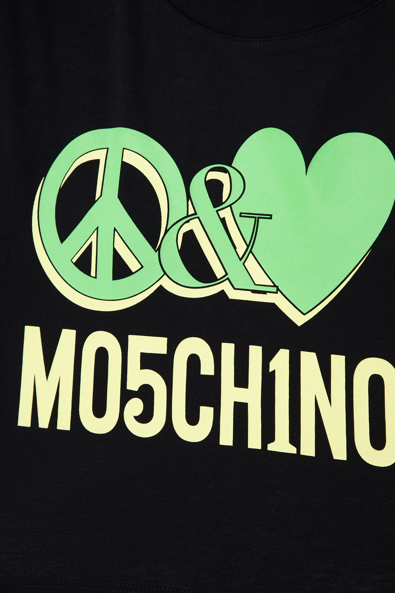 Жіночий чорний топ Moschino J0703.3262;3555