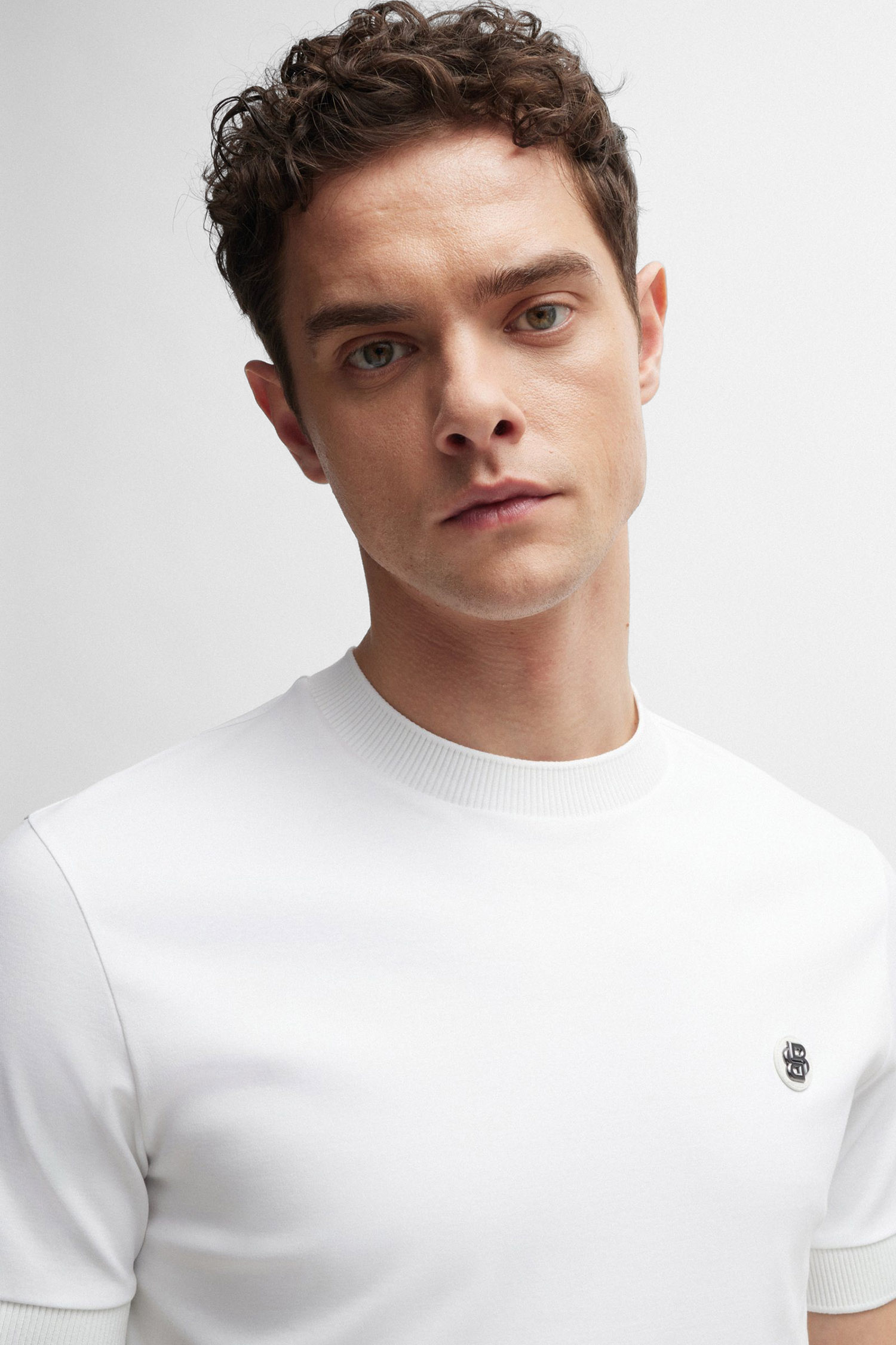 Чоловіча біла футболка BOSS 50520298;100