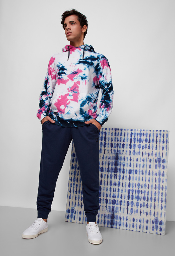Мужское розовое худи SuperDry Y2010175A;6TA — Ultrashop