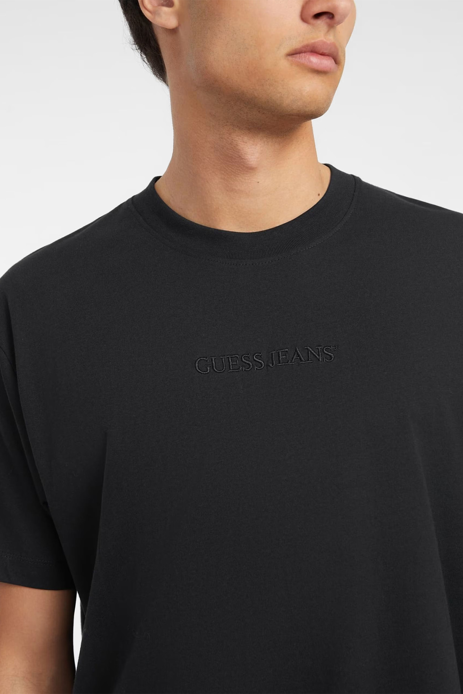 Чоловіча чорна футболка Guess Jeans M4YI44.K8FQ4;JBLK