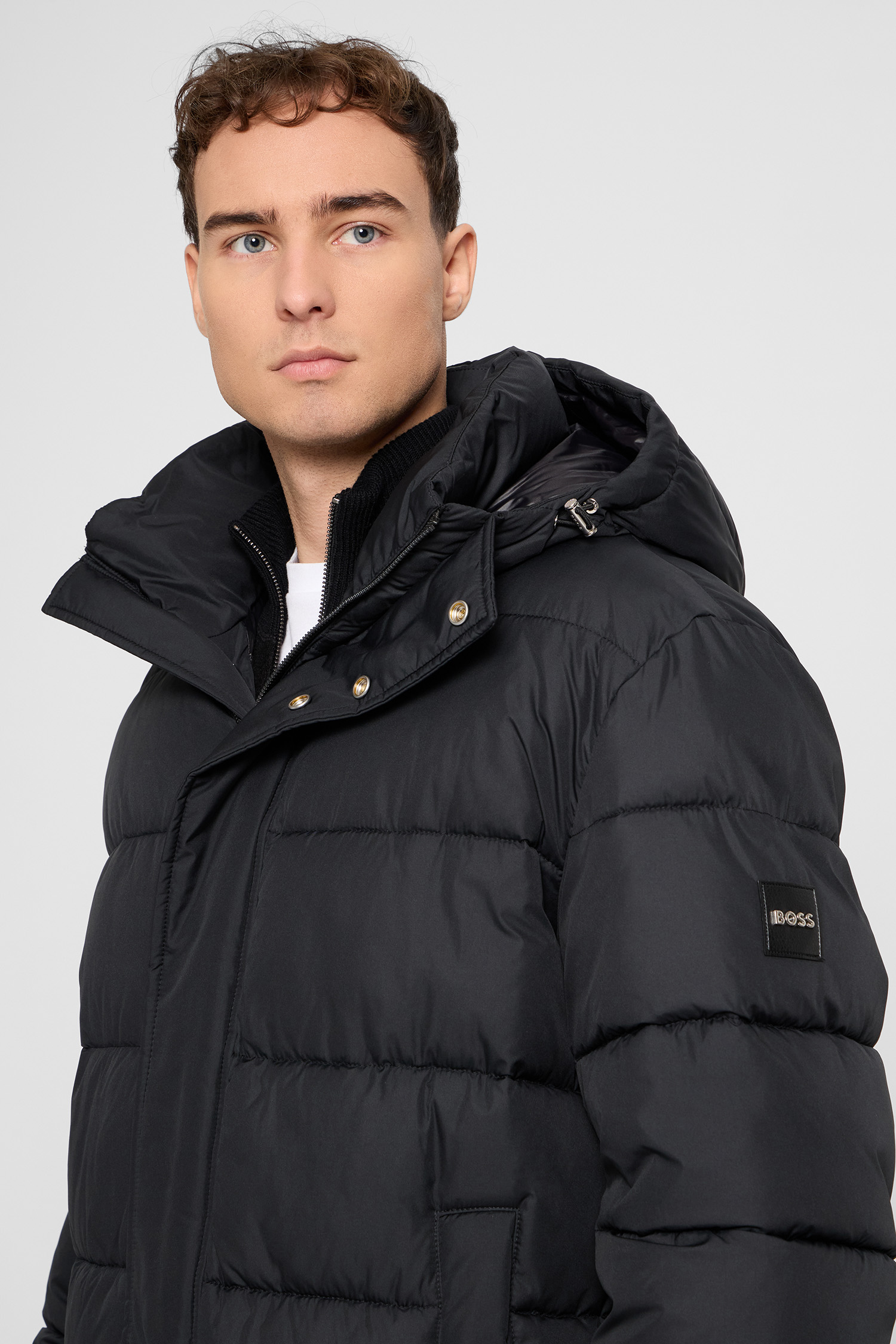 Чоловіча чорна куртка BOSS 50540474;001
