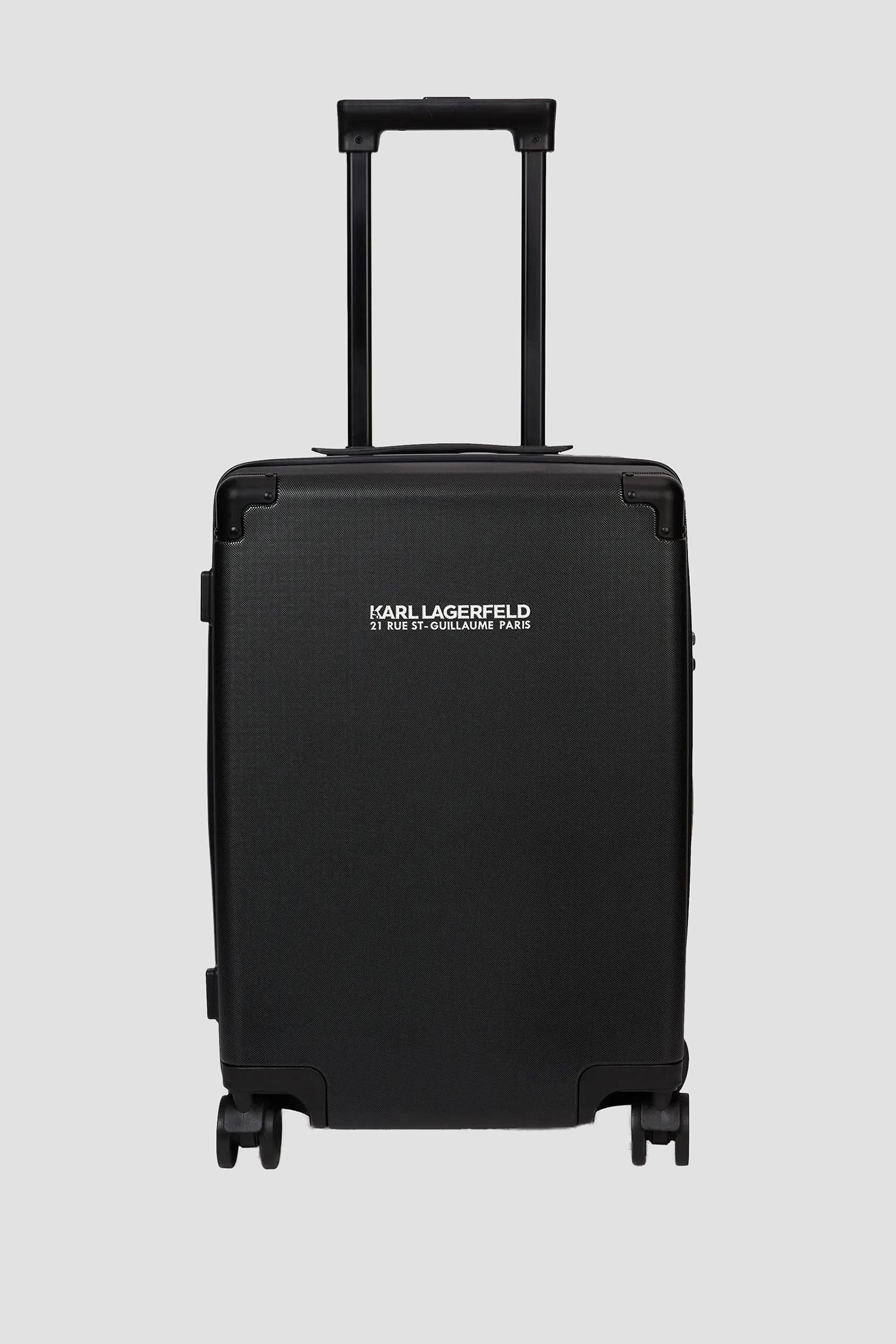 Мужской черный чемодан 49 см Karl Lagerfeld B3M30276;999
