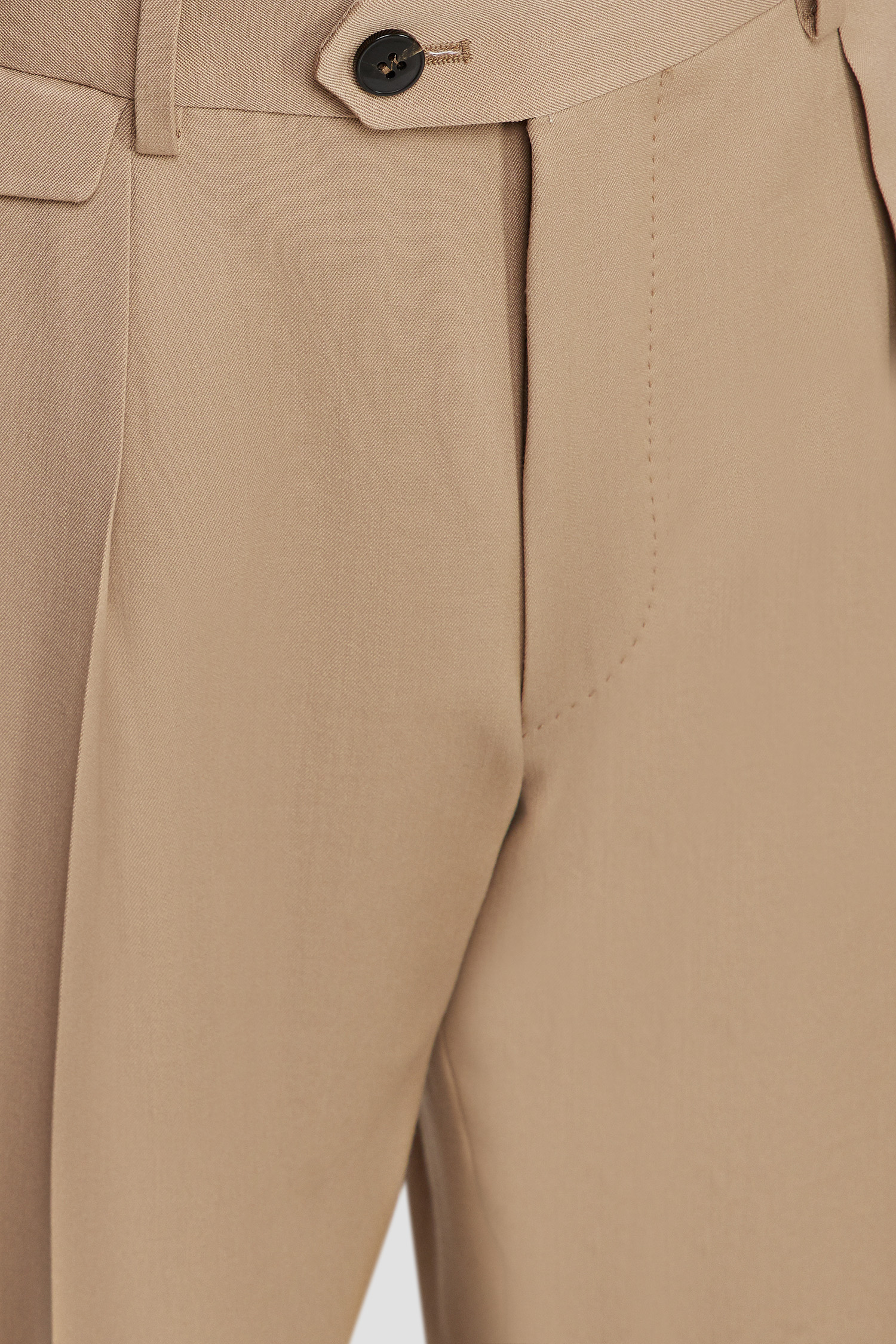 Чоловічі бежеві вовняні брюки BOSS 50498060;260