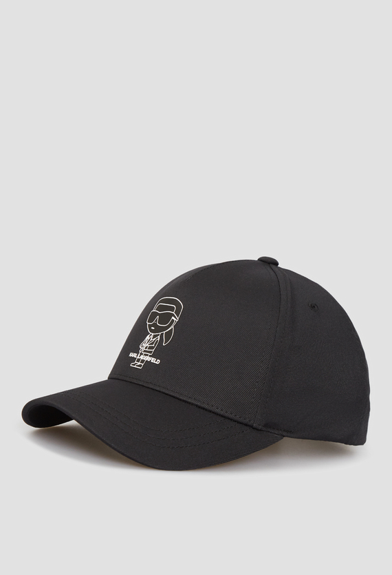 Мужская черная кепка Karl Lagerfeld 531122.805615;990 — Ultrashop