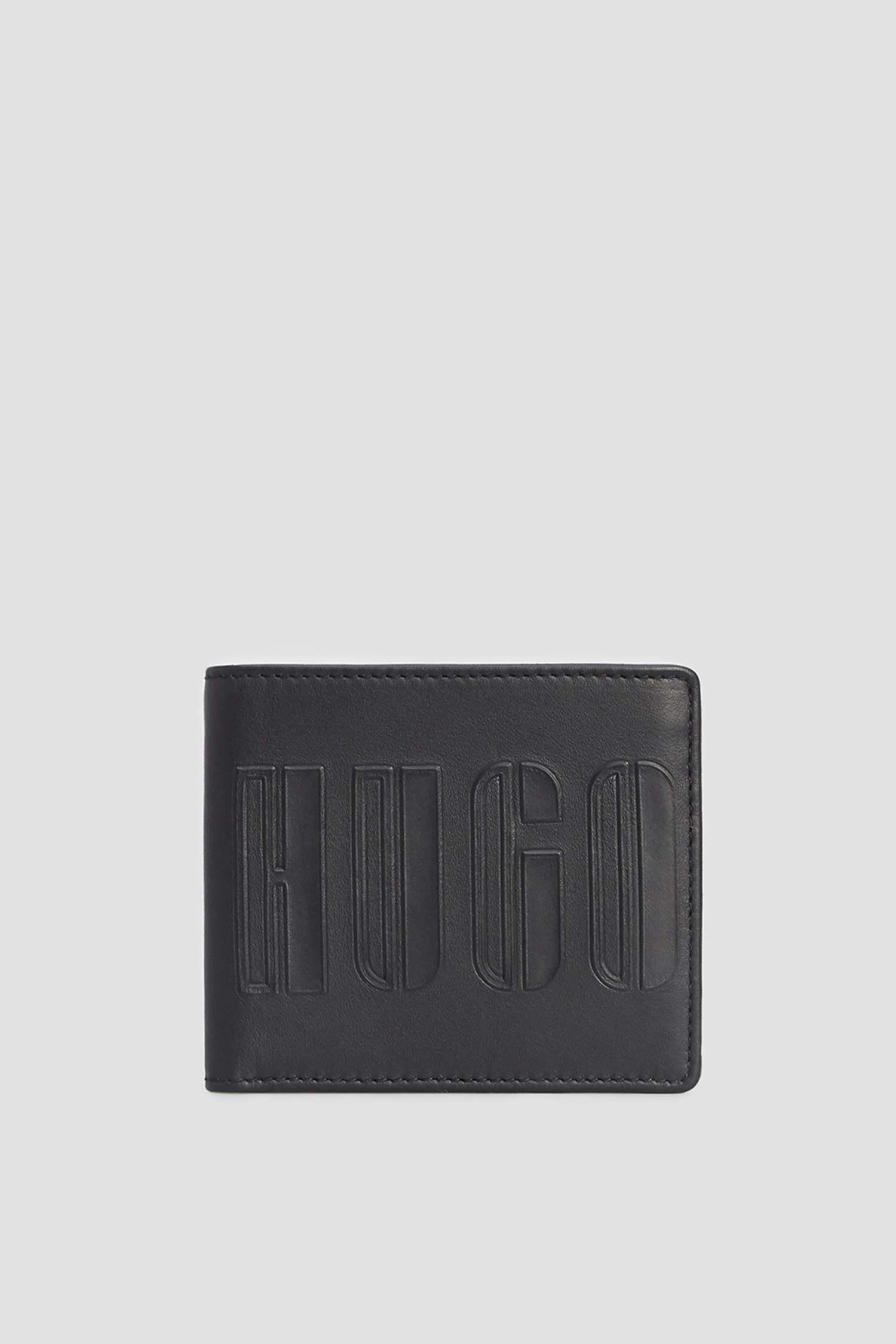 Чоловічий чорний шкіряний гаманець HUGO 50434846;001