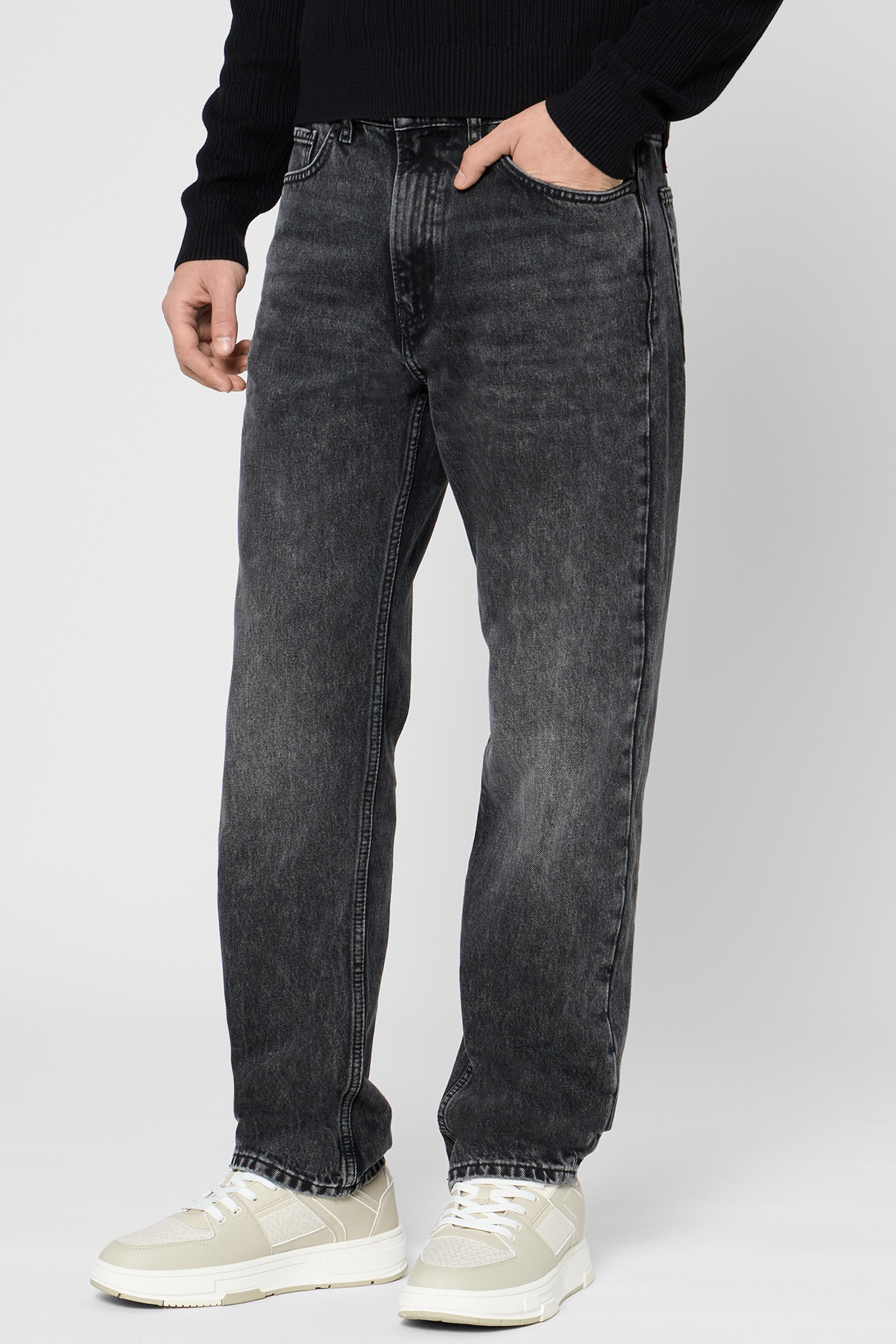 Мужские черные джинсы HUGO 50549880;030