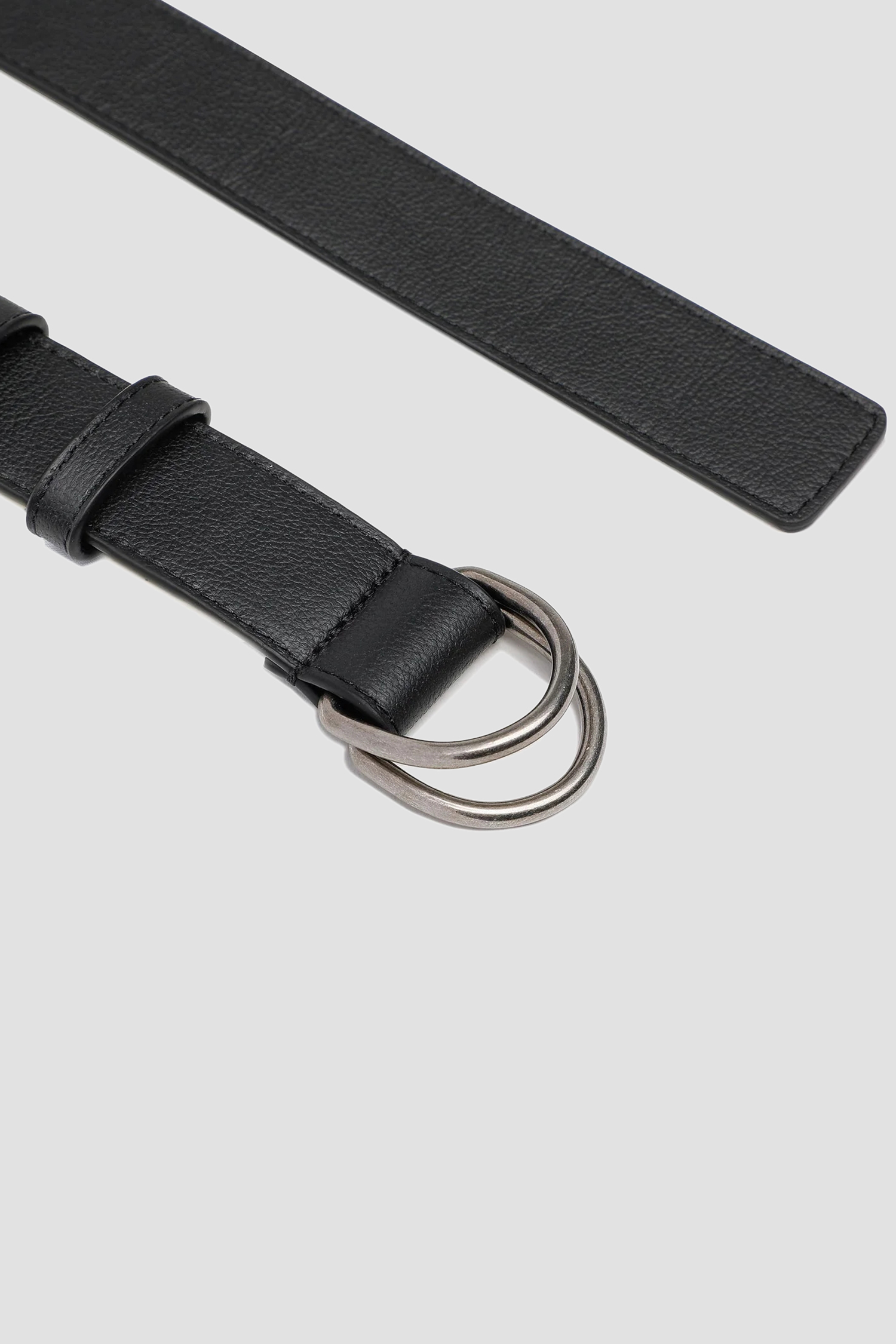 Чоловічий чорний шкіряний ремінь Guess BM7673.LEA30;BLA