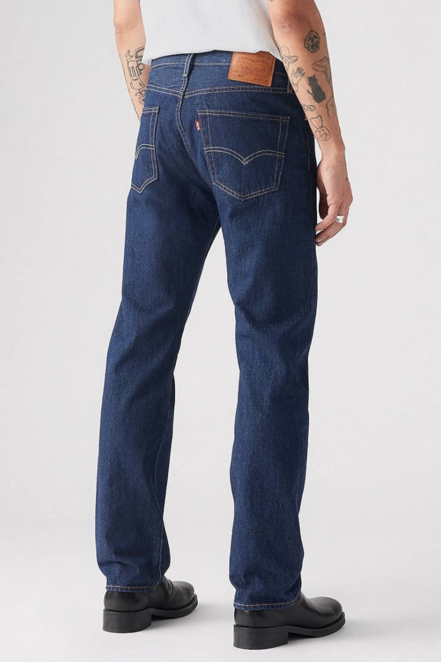 Чоловічі темно-сині джинси  501® Straight Levi’s® 00501;0101