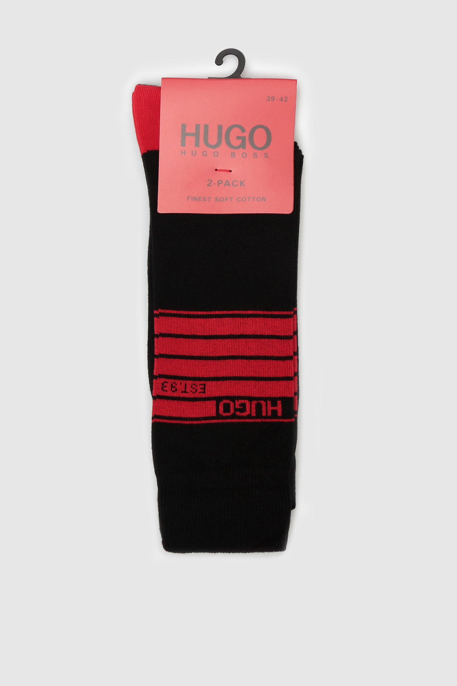 Мужские черные носки (2 пары) HUGO 50437712;001