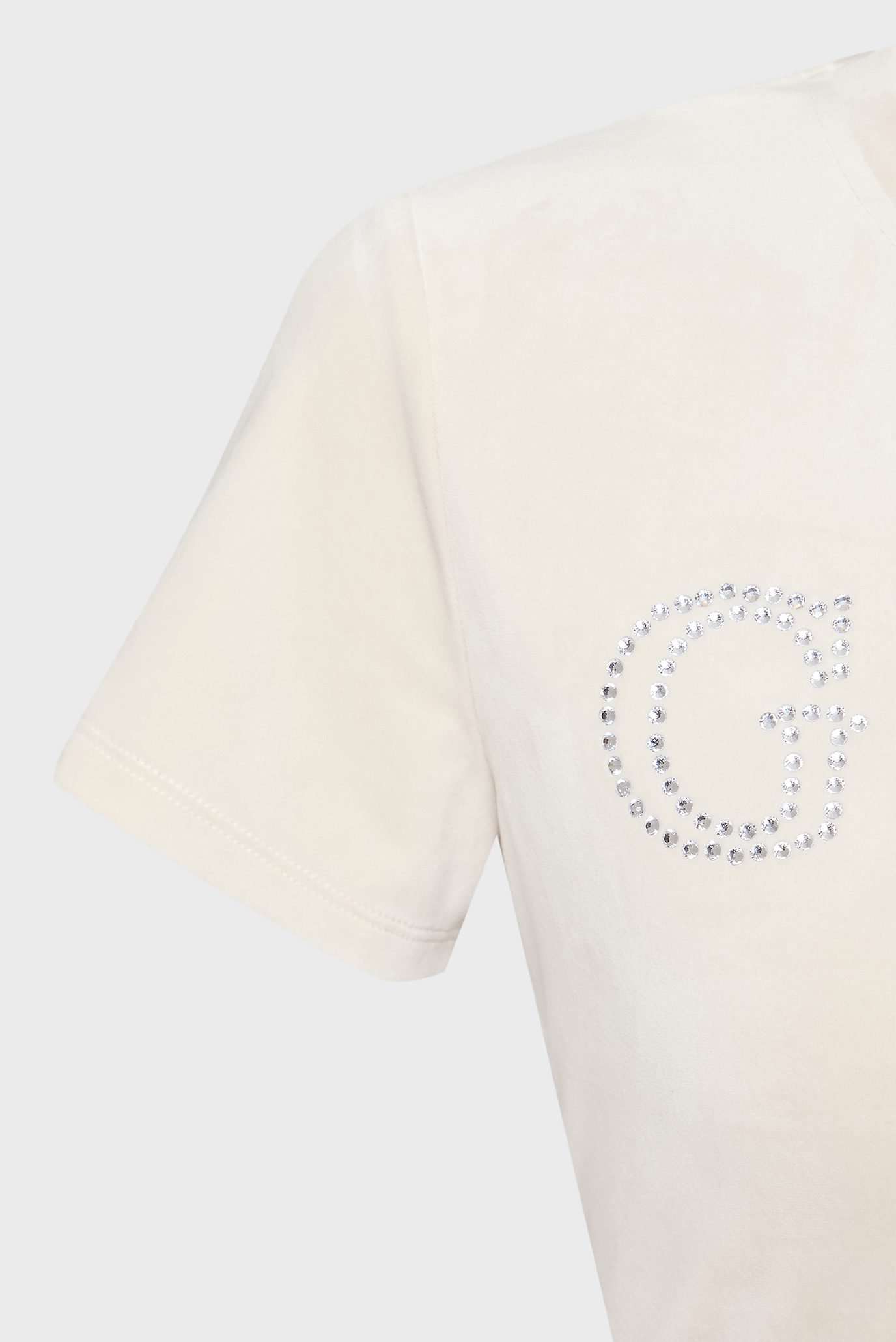 Женская белая футболка Guess V3BI01.K0232;G9L9