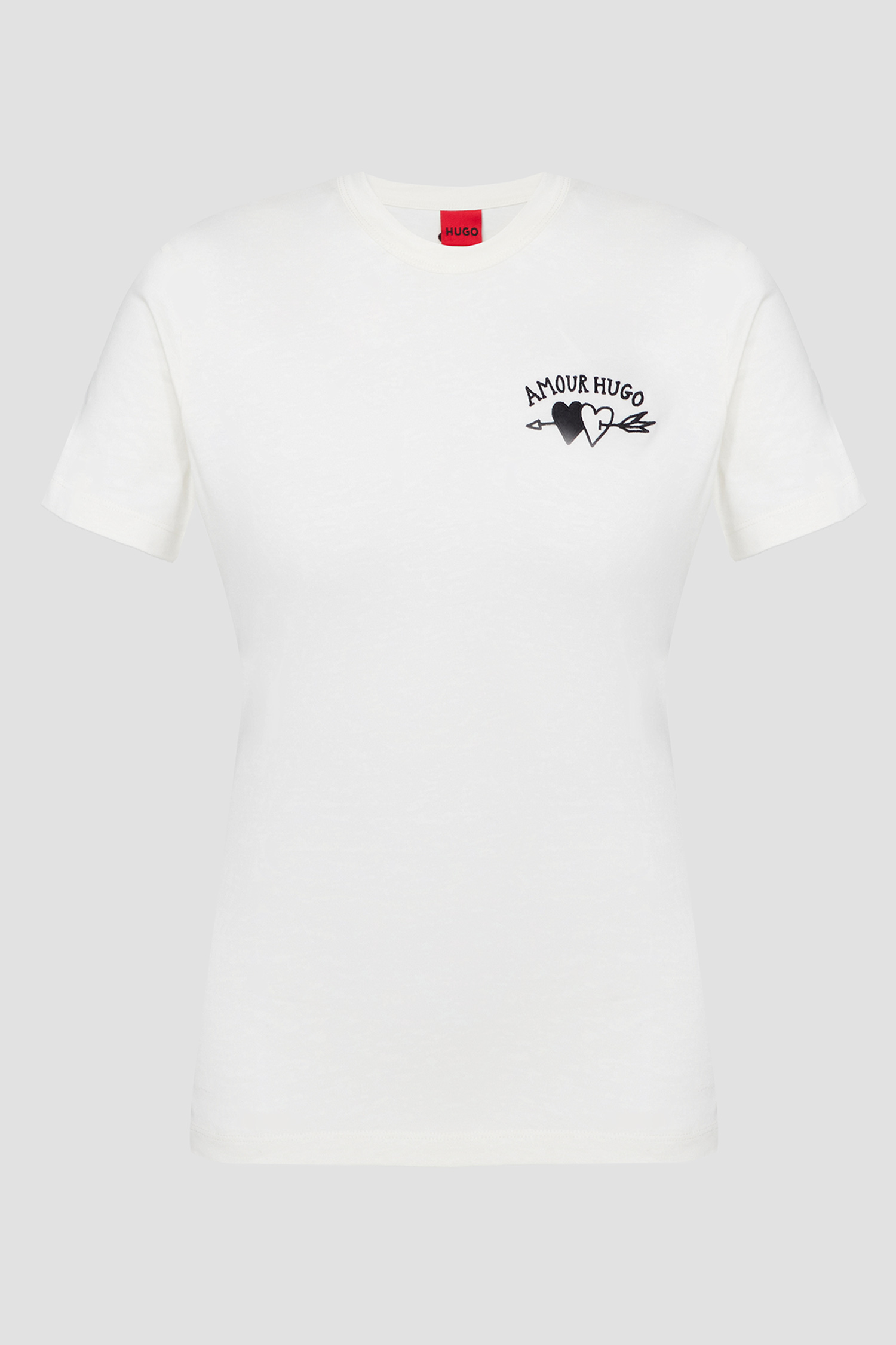 Жіноча біла футболка HUGO 50518315;110