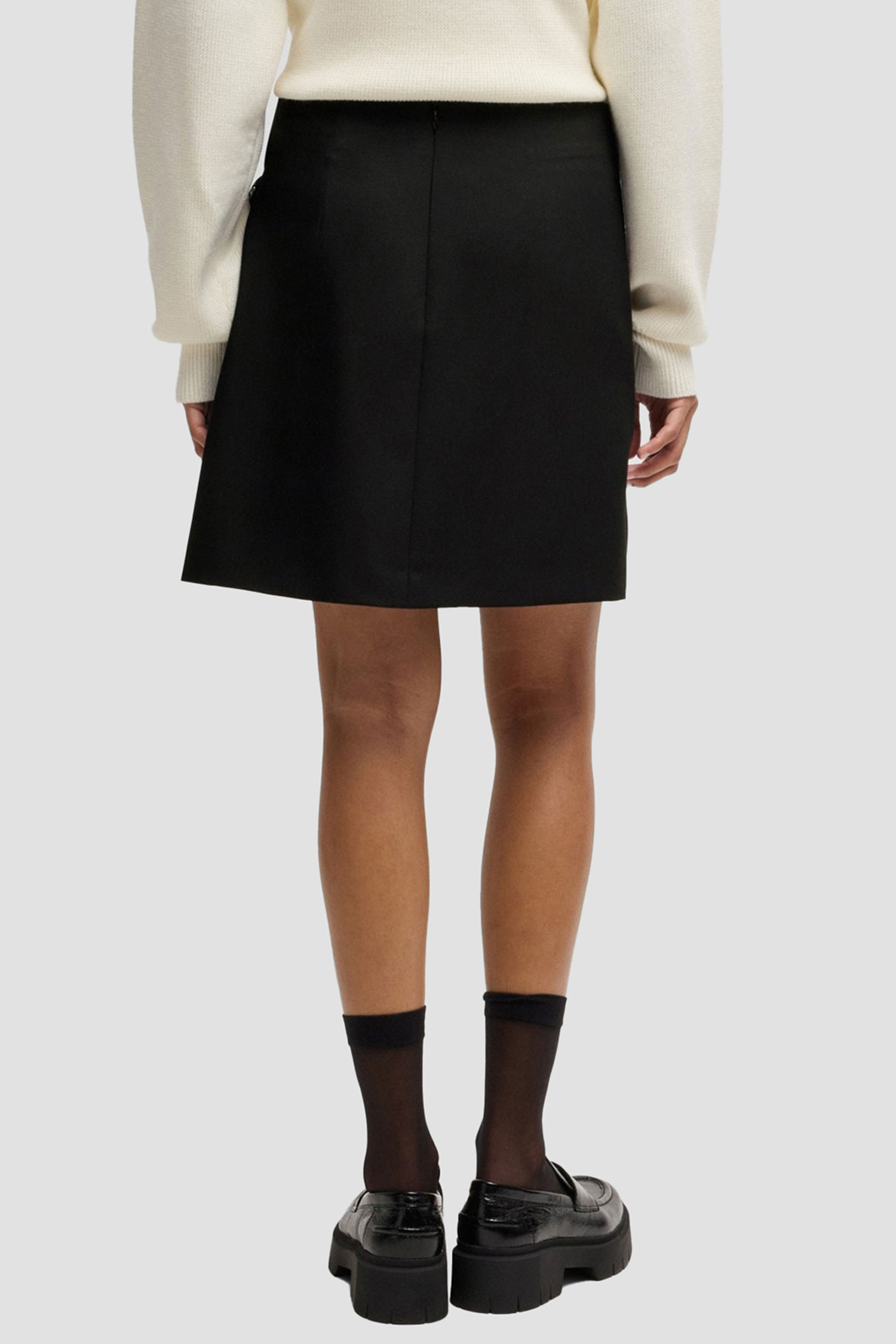 Женская черная юбка HUGO 50530975;001