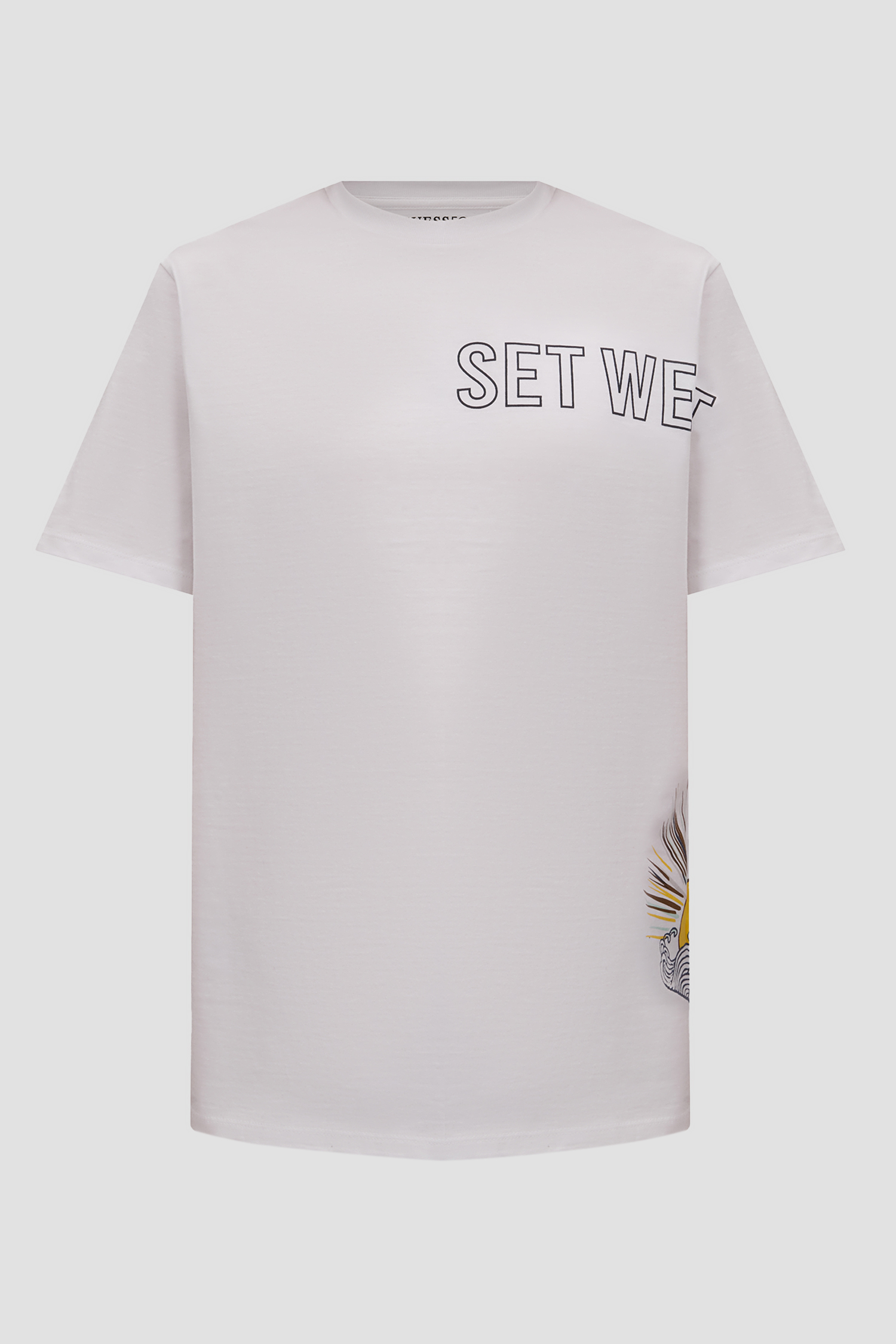 Мужская белая футболка Guess M5GI25.KBZV1;G011