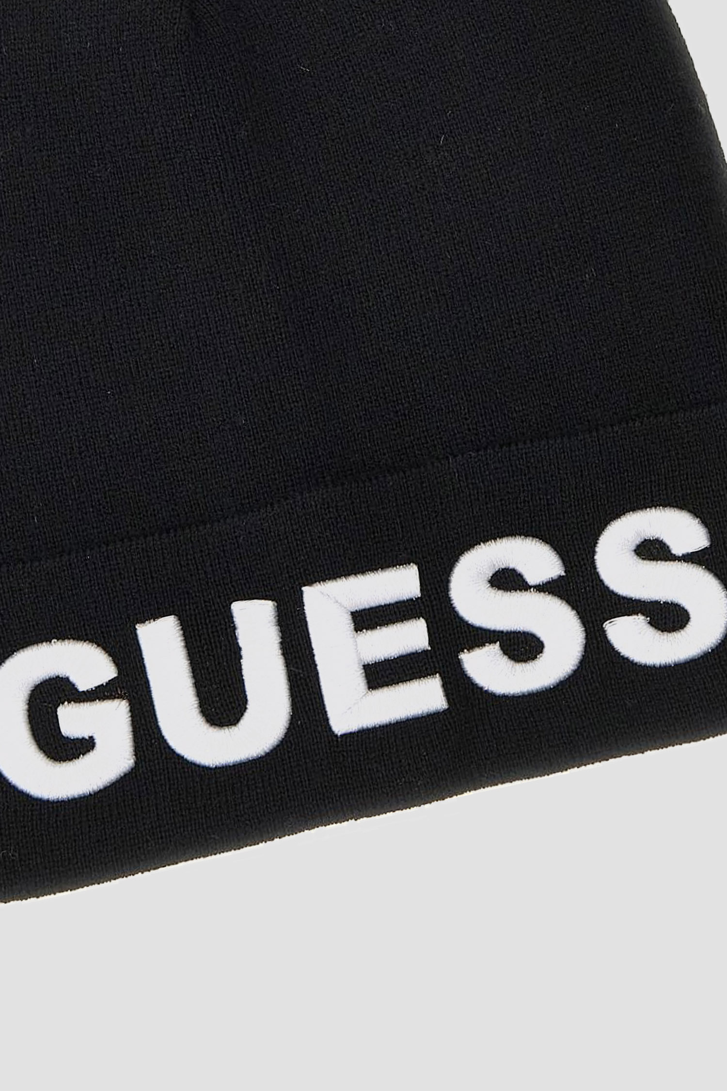 Мужская черная шерстяная шапка Guess AM5027.POL01;BKW