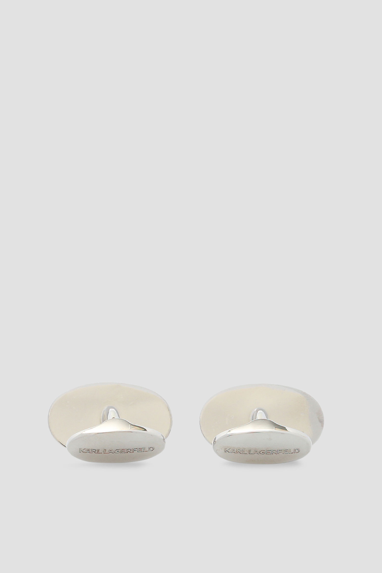 Чоловічі сріблясті запонки Karl Lagerfeld 582186.805702;640