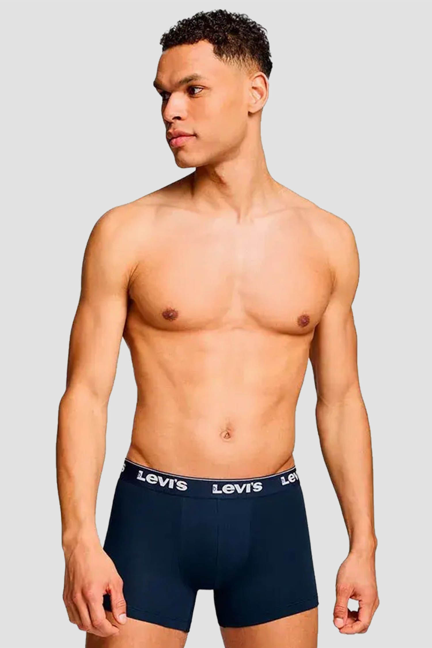 Мужские темно-синие боксеры (3 шт) Levi’s® 701236673;002