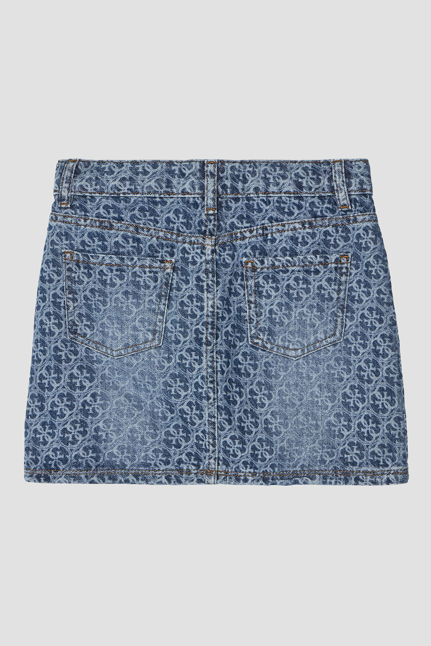 Дитяча синя джинсова спідниця з візерунком Guess Kids J5RD14.D45E0;CR4G