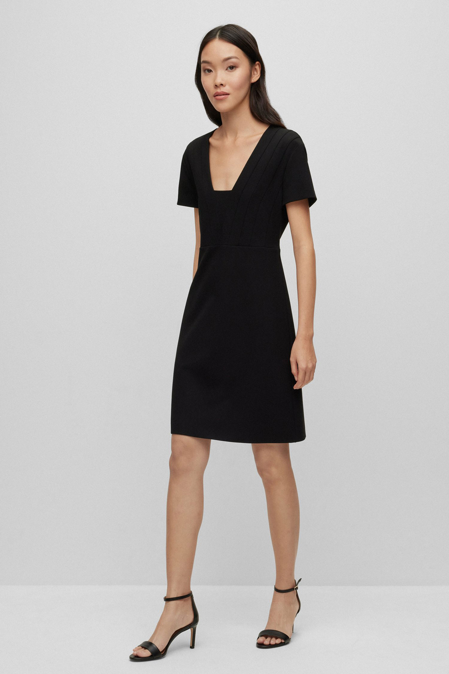 Жіноча чорна сукня BOSS 50486638;001