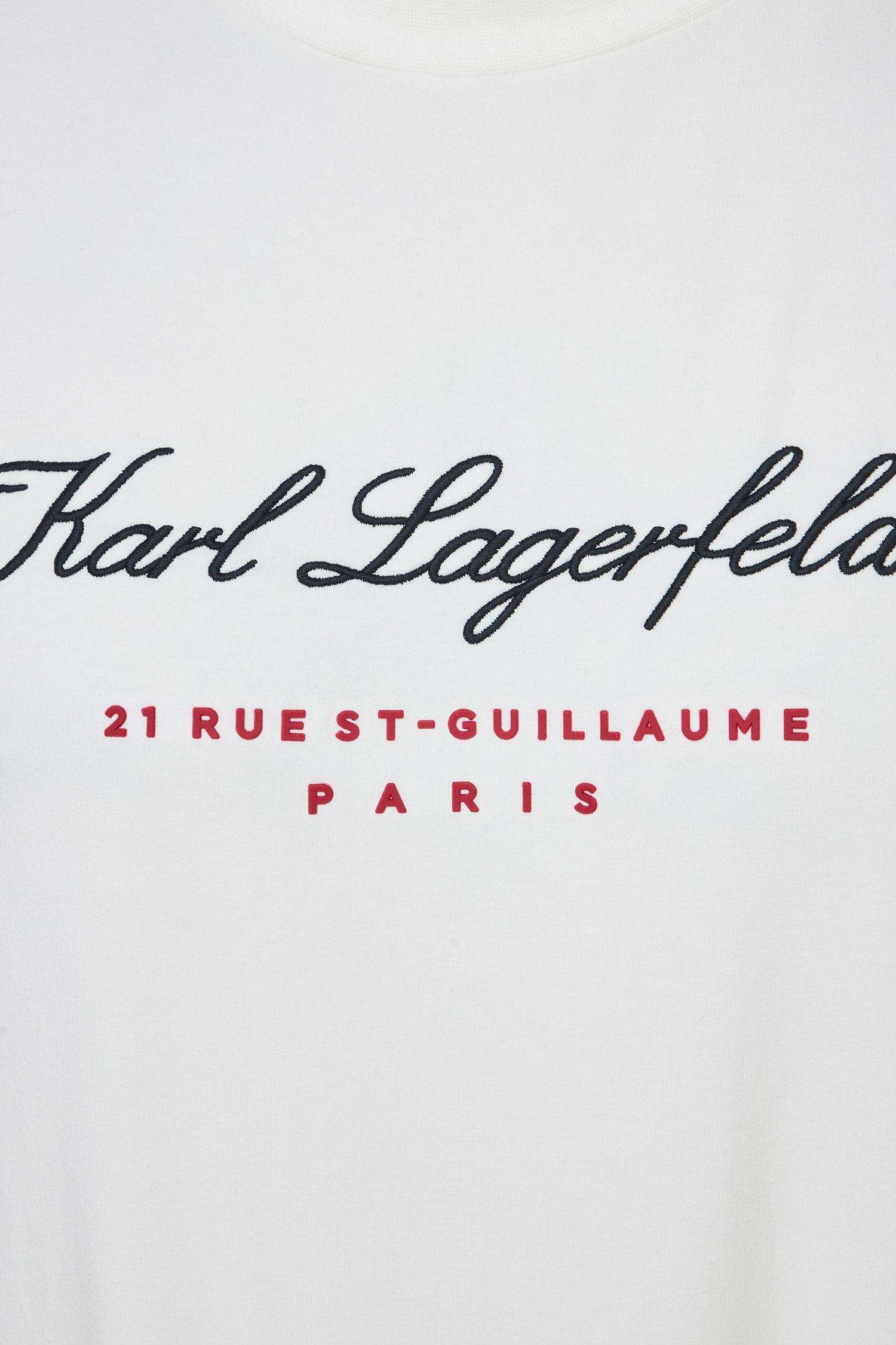 Чоловіча біла футболка Karl Lagerfeld 534221.755422;80