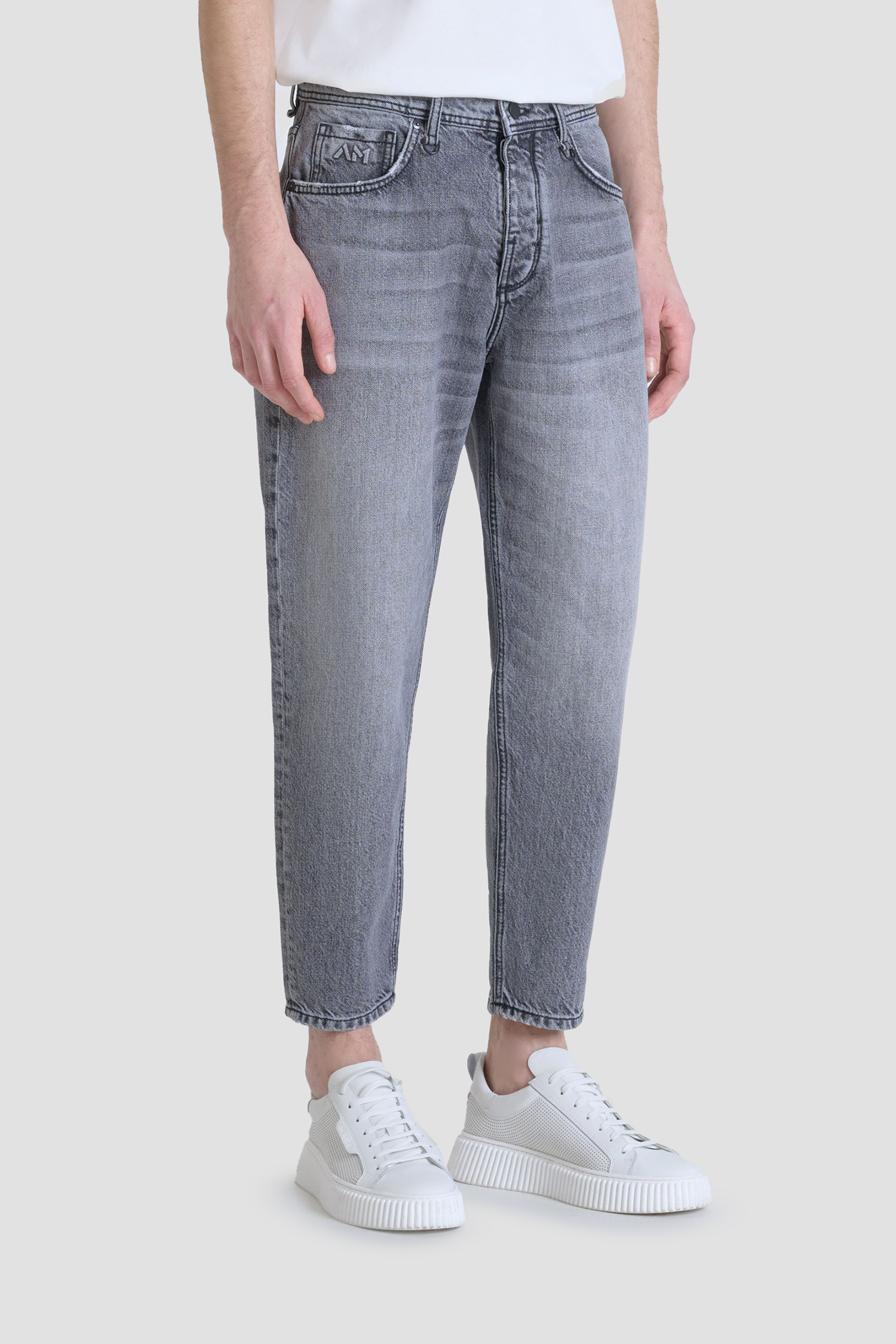 Мужские серые джинсы Antony Morato MMDT00291.FA700146;9000