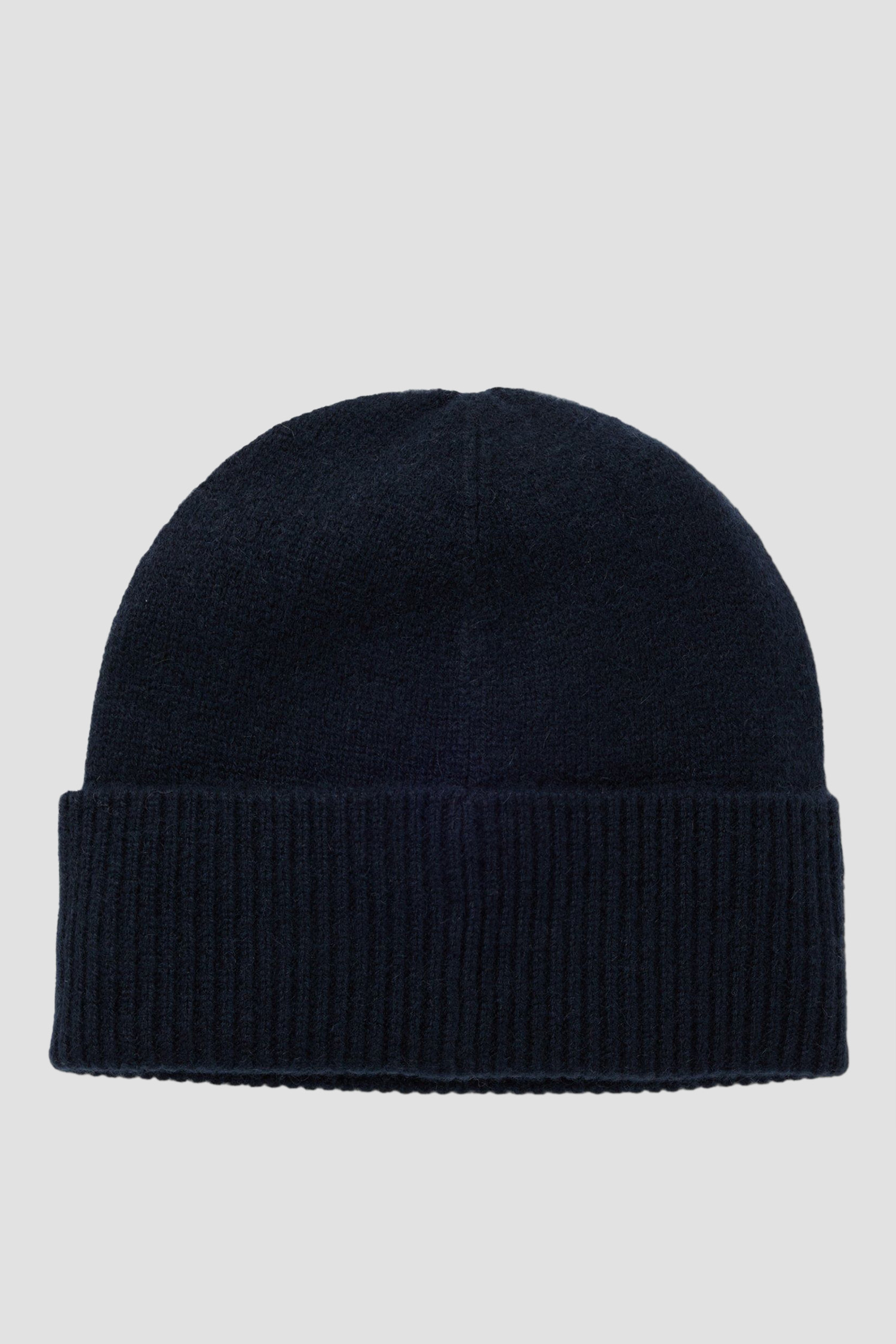 Чоловіча темно-синя кашемірова шапка BOSS 50548851;404