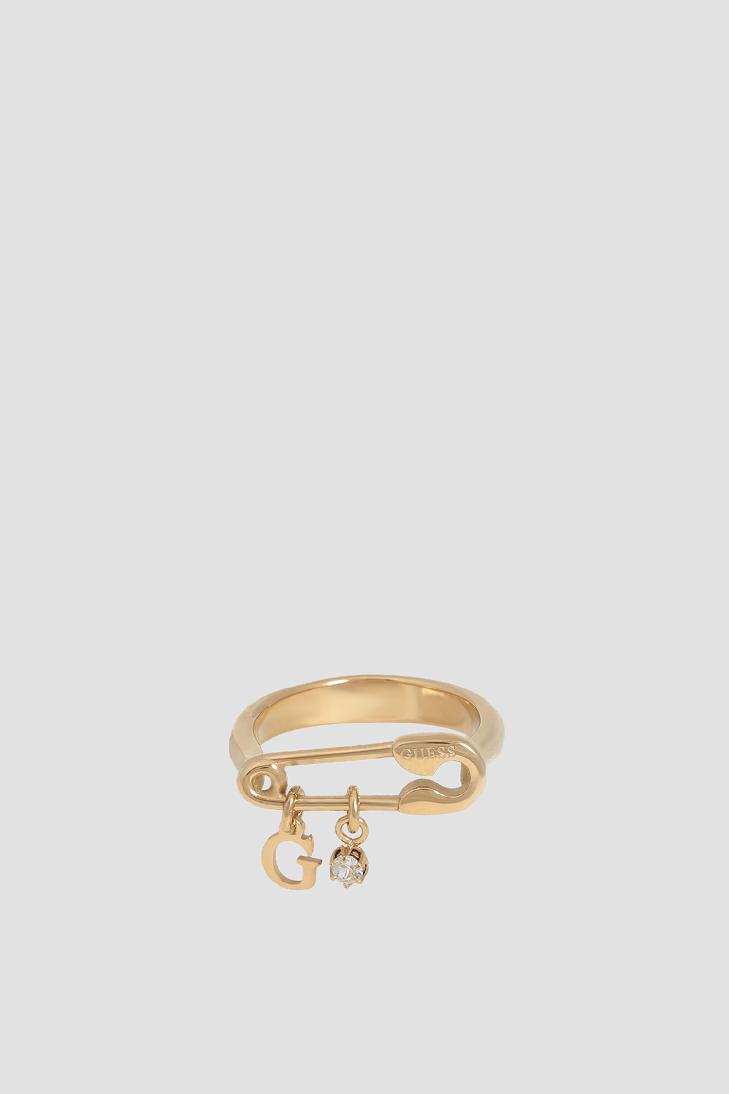 Женское золотистое кольцо Guess UBR20037;GL
