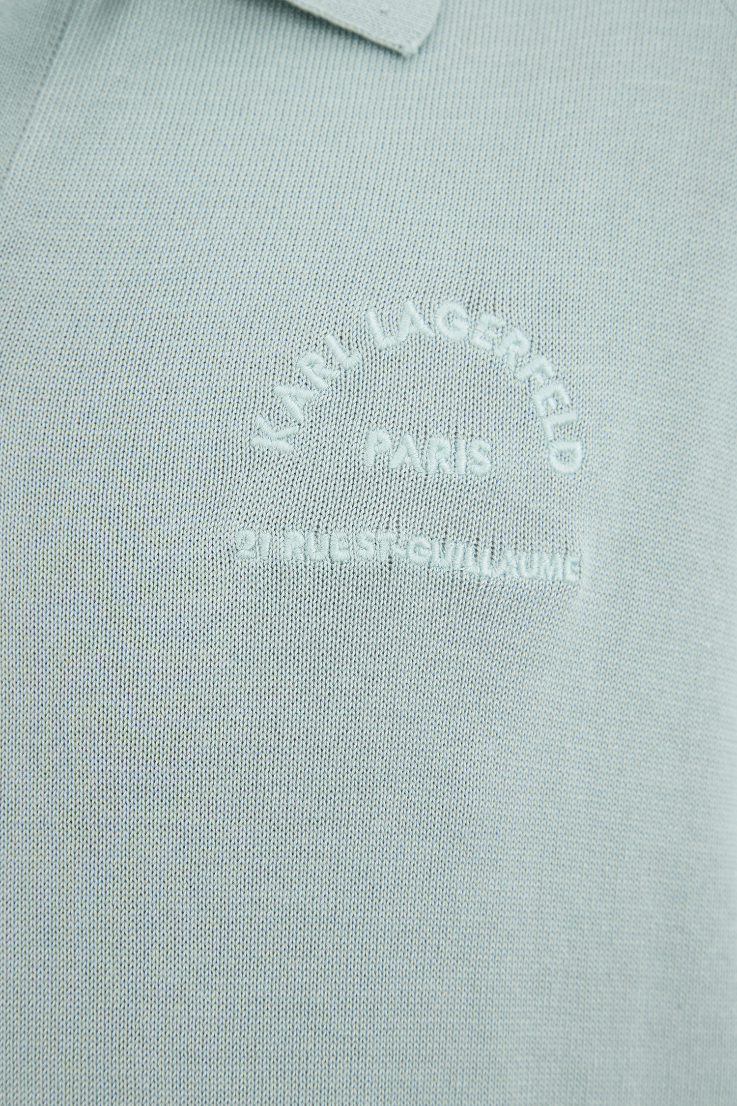 Мужское мятное поло Karl Lagerfeld 551307.655081;600