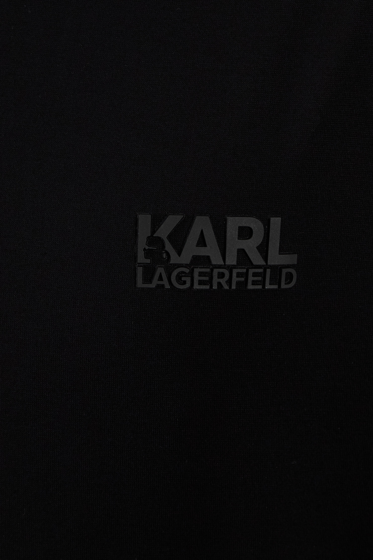 Мужское черное поло Karl Lagerfeld 551200.745082;990
