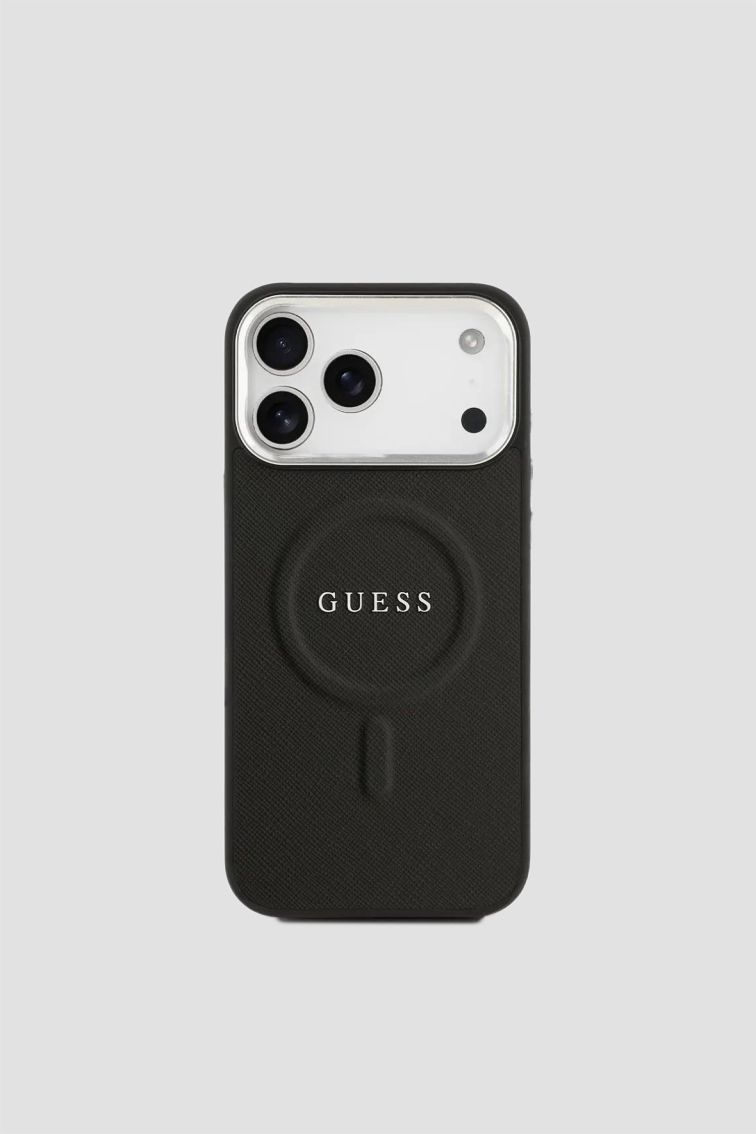Чорний чохол для телефону iPhone 17 Pro Max Guess GUHMP.17XPSAREGSK;LOGO BLACK