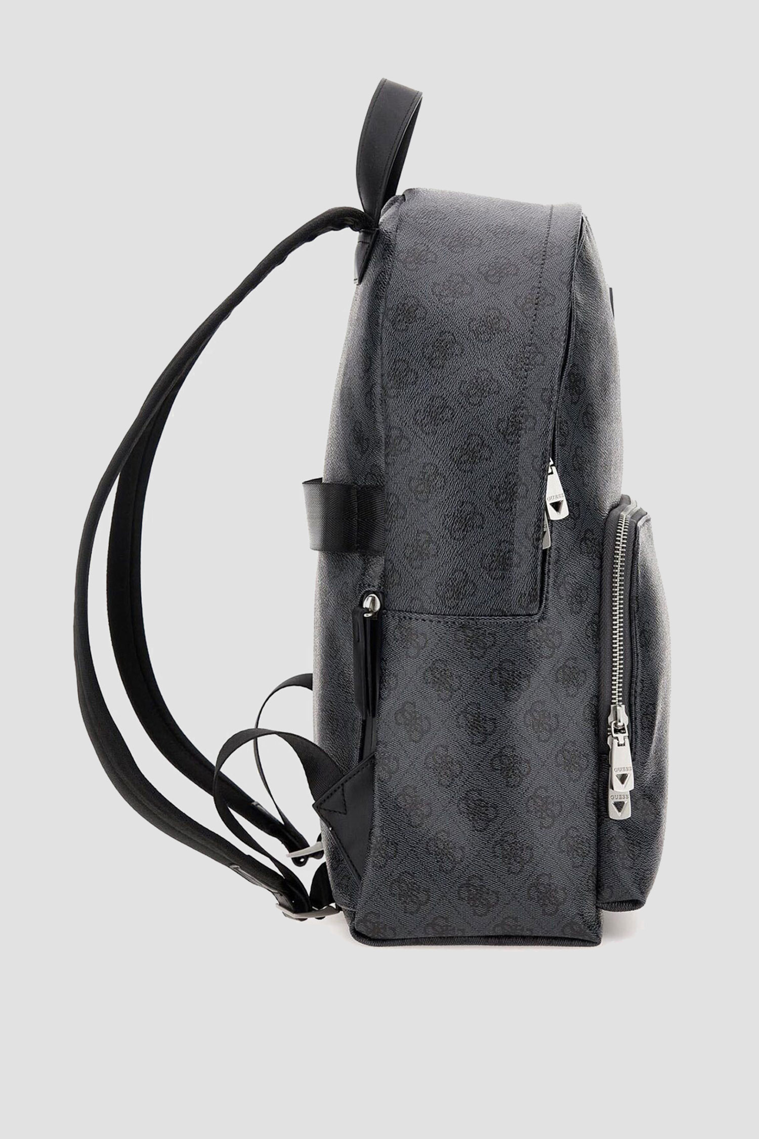 Чоловічий чорний рюкзак з візерунком Guess HMEVZL.P3406;BLA