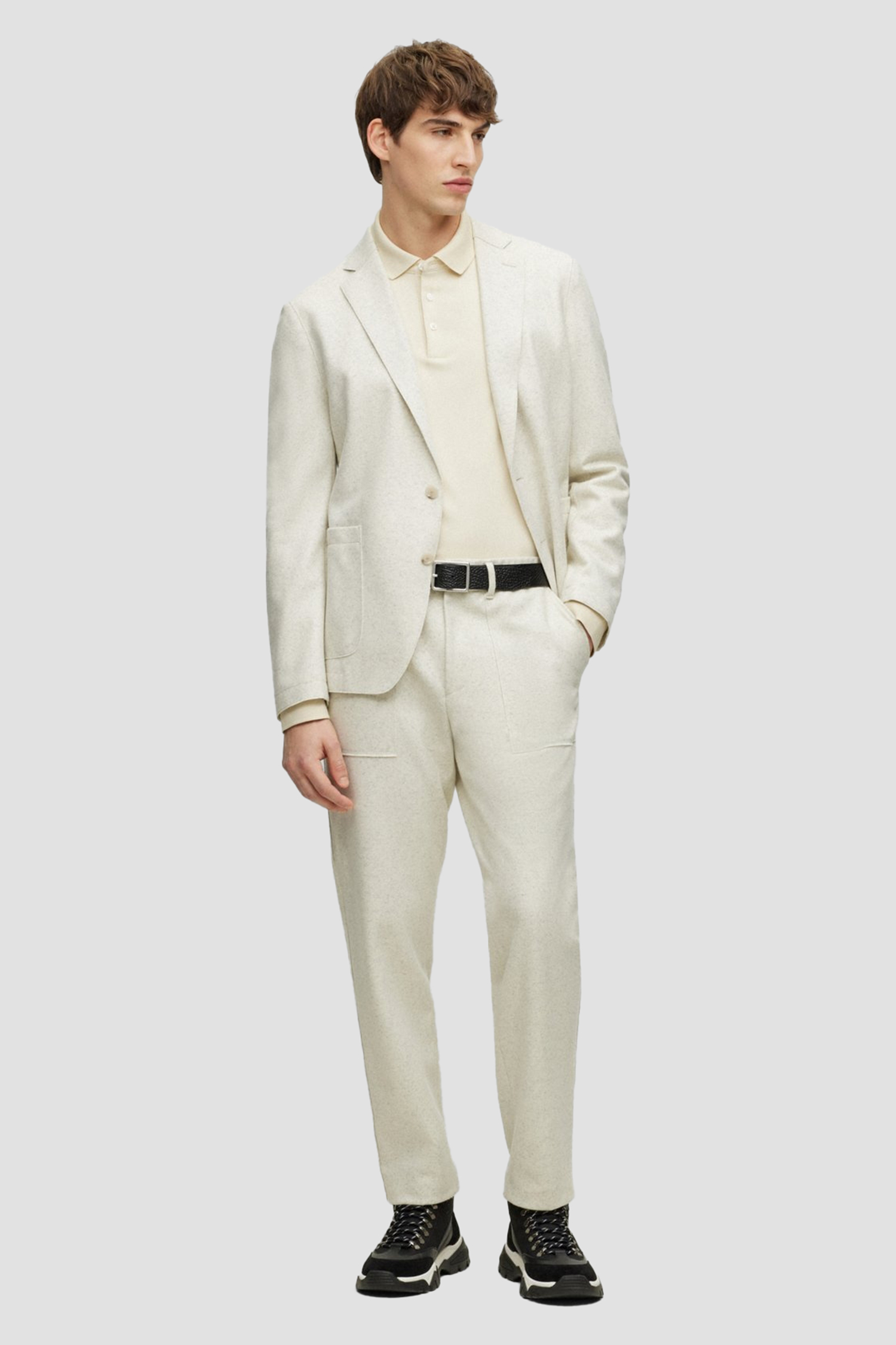 Чоловіче бежеве поло BOSS 50468392;131