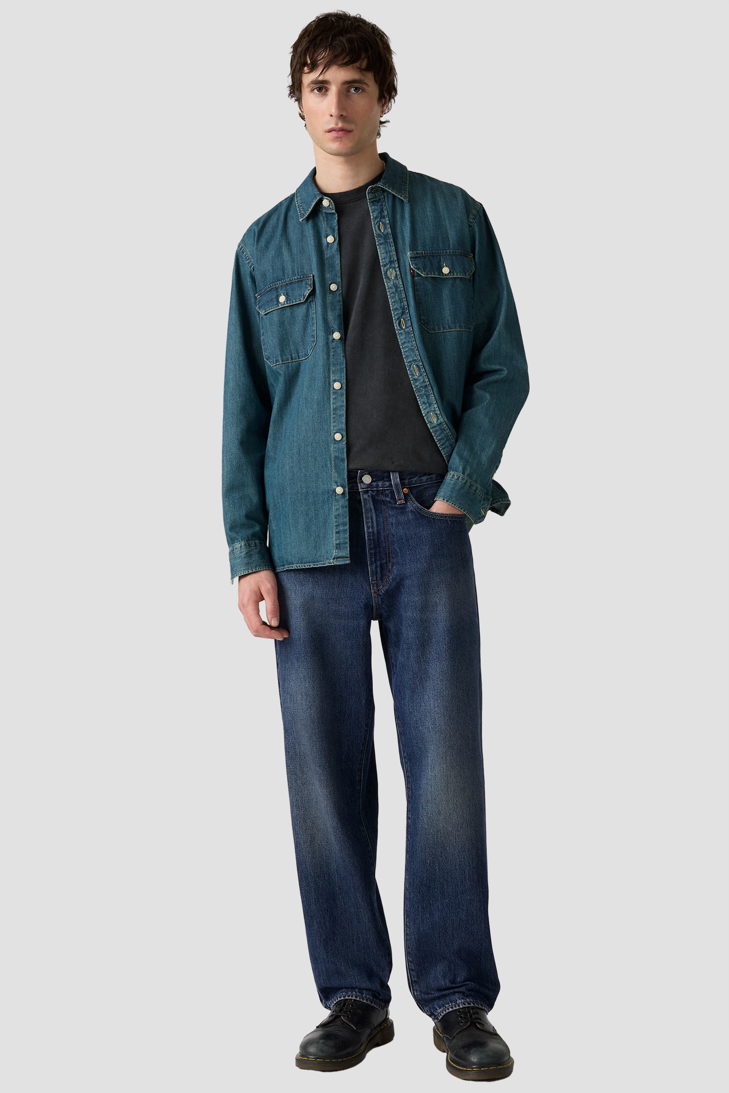 Мужские темно-синие джинсы 568™ Loose Straight Levi’s® 29037;0158