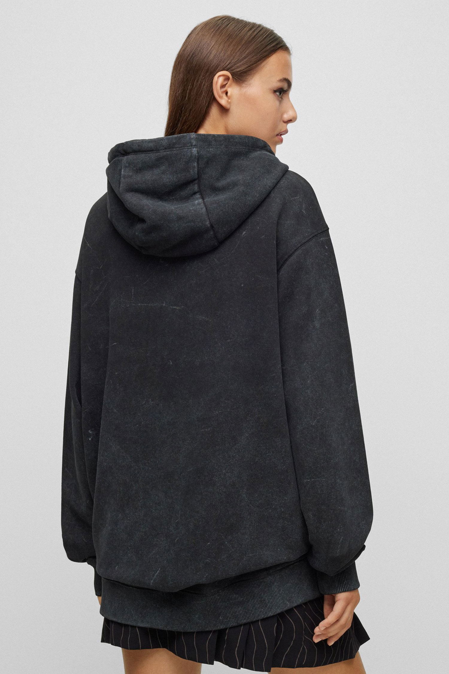 Женское черное худи HUGO х Bella Poarch HUGO 50508777;002